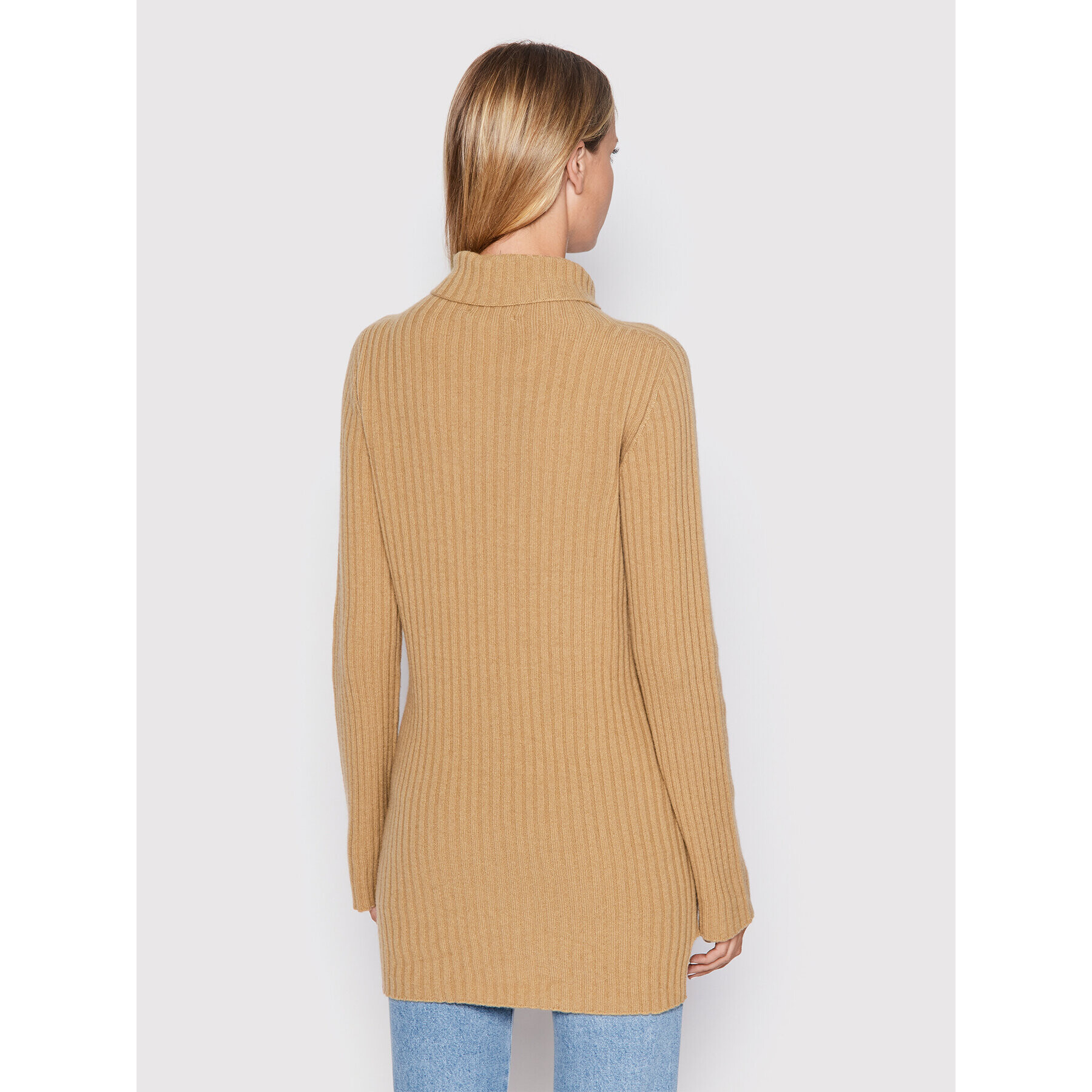 TWINSET Поло 222TP3340 Кафяв Regular Fit - Pepit.bg