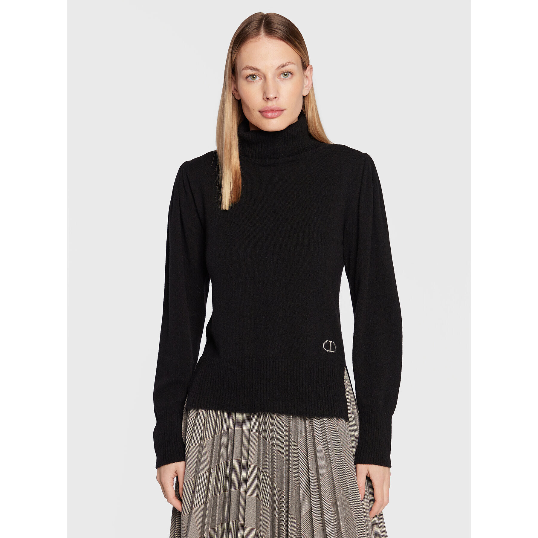 TWINSET Поло 222TT3352 Черен Regular Fit - Pepit.bg