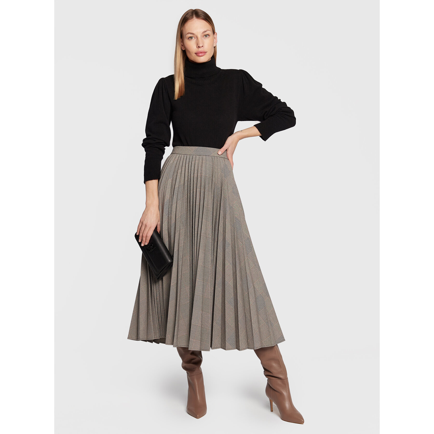 TWINSET Поло 222TT3352 Черен Regular Fit - Pepit.bg
