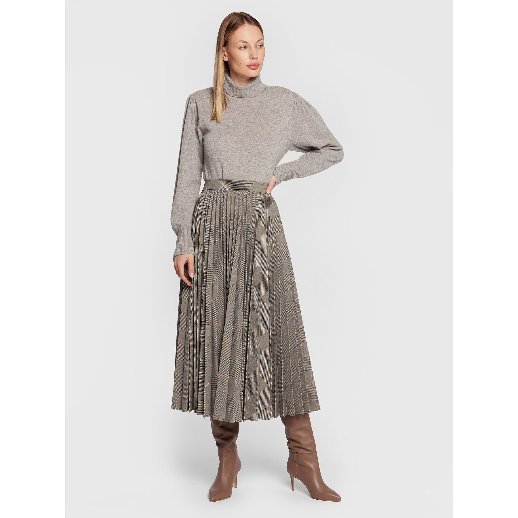 TWINSET Поло 222TT3352 Сив Regular Fit - Pepit.bg