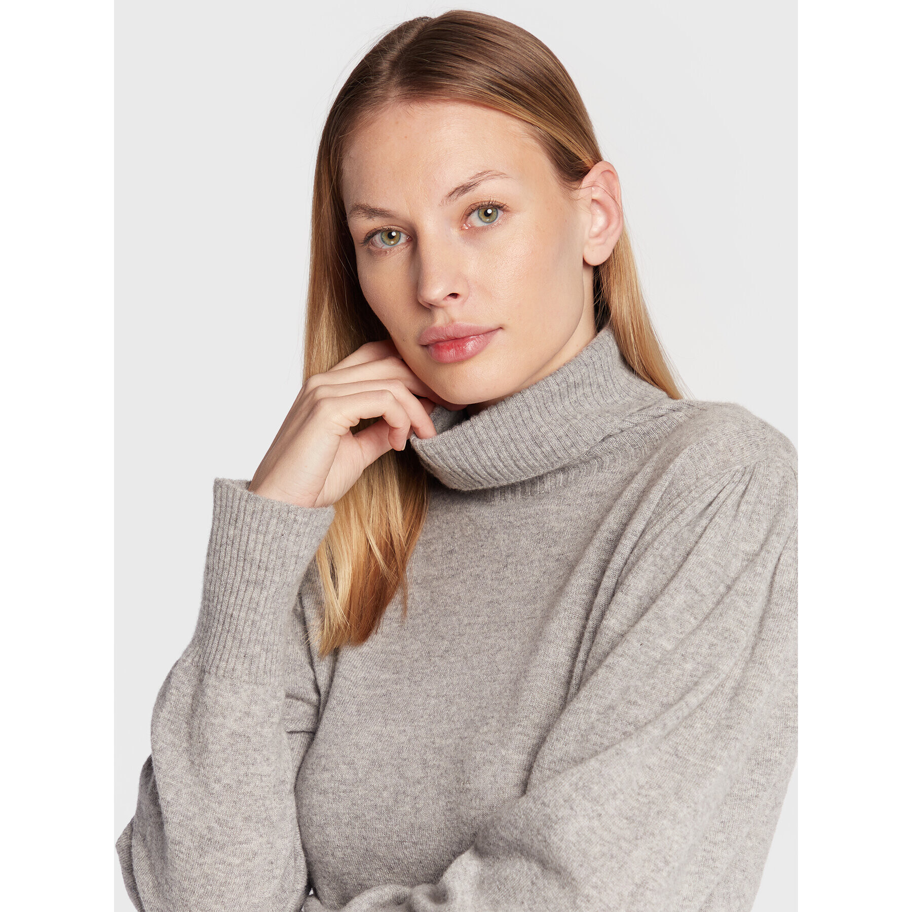 TWINSET Поло 222TT3352 Сив Regular Fit - Pepit.bg