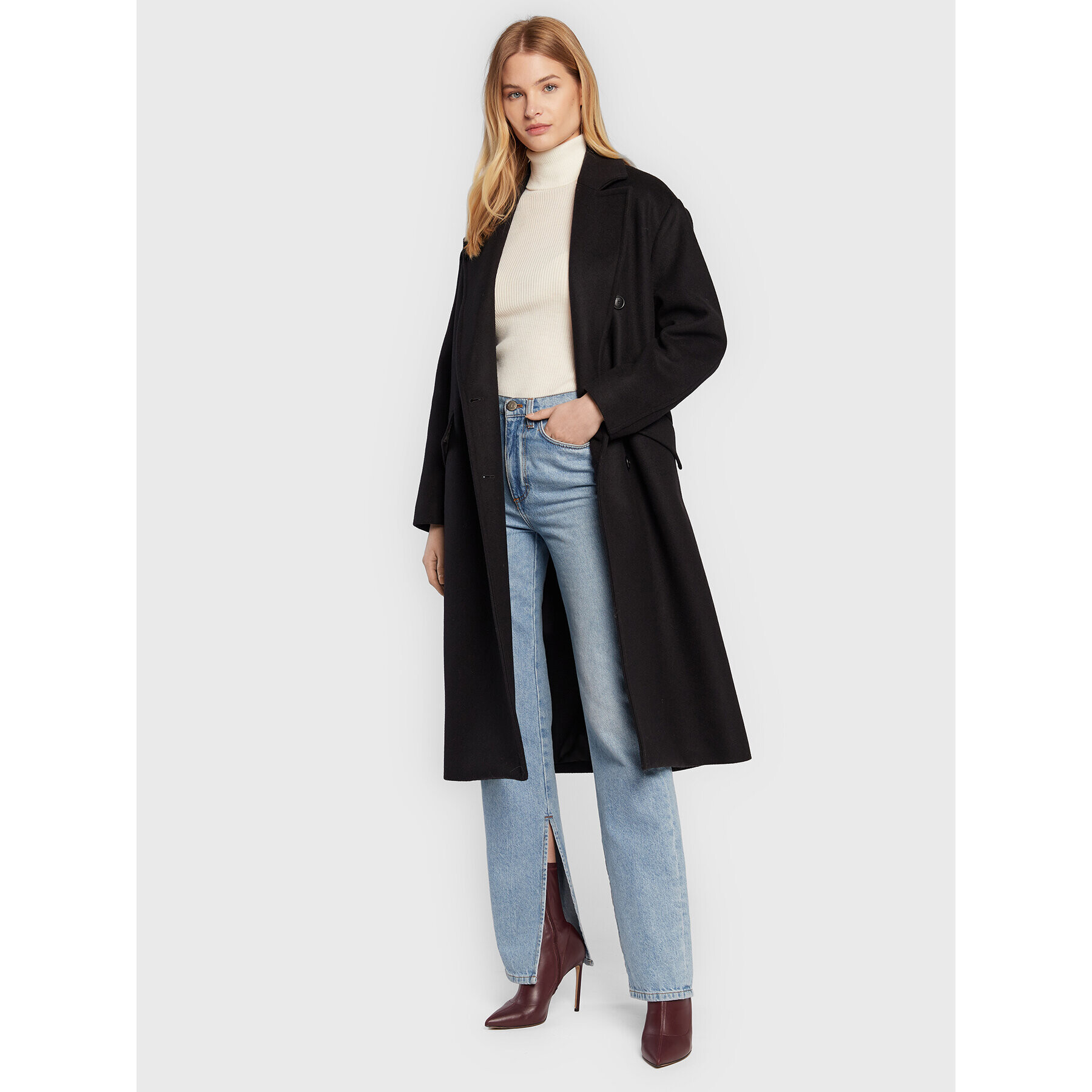 TWINSET Поло 222TT3561 Екрю Slim Fit - Pepit.bg