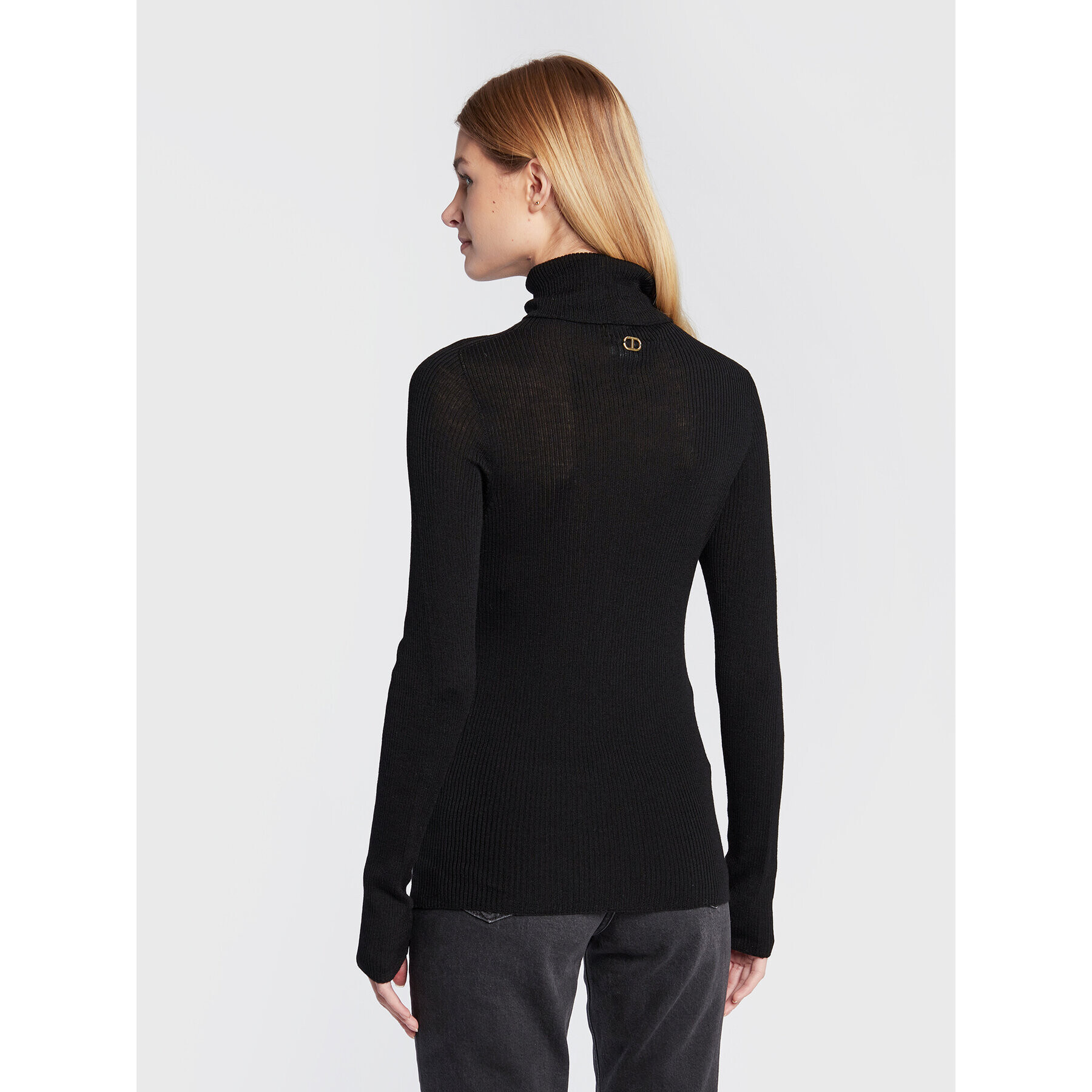 TWINSET Поло 222TT3561 Черен Slim Fit - Pepit.bg
