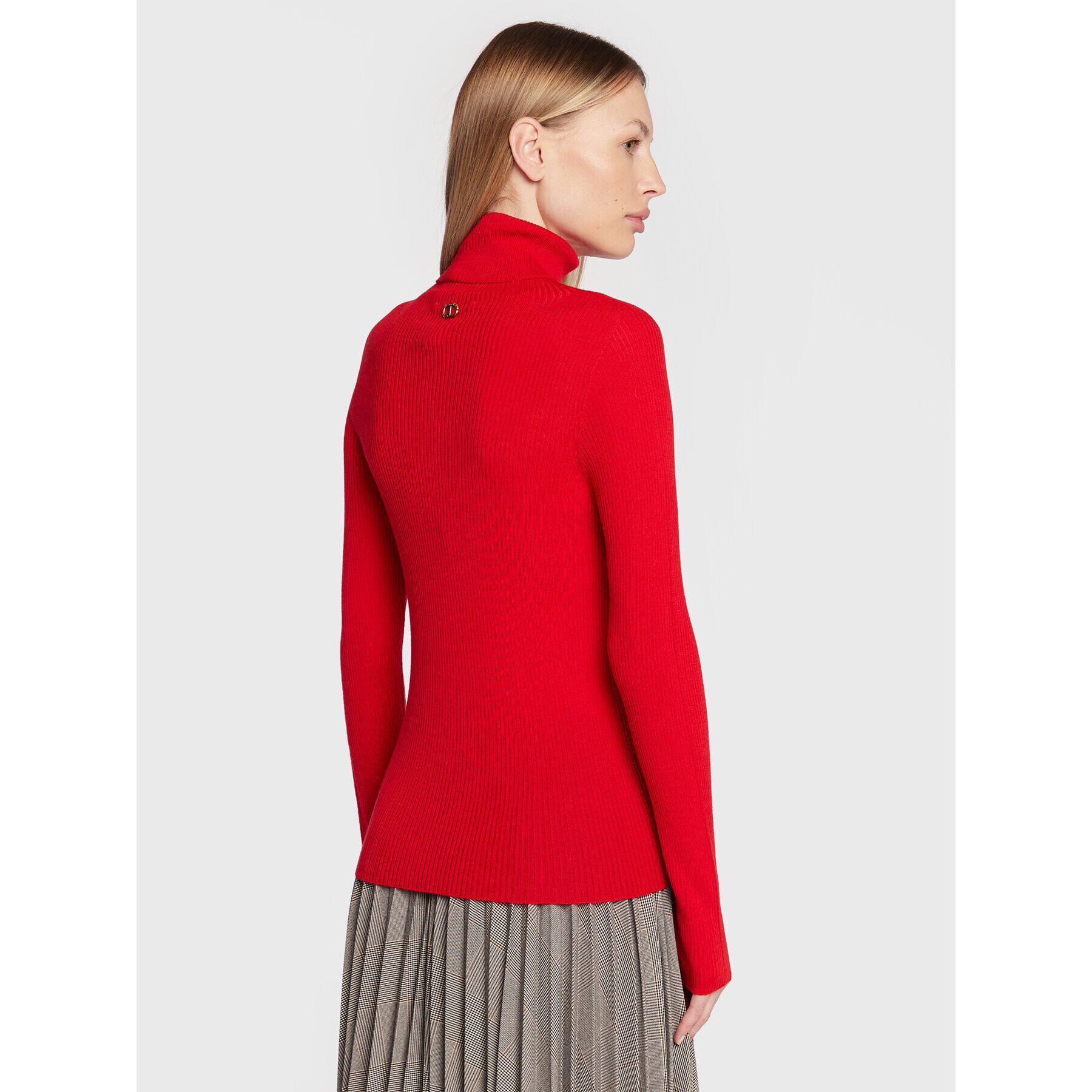 TWINSET Поло 222TT3561 Червен Slim Fit - Pepit.bg