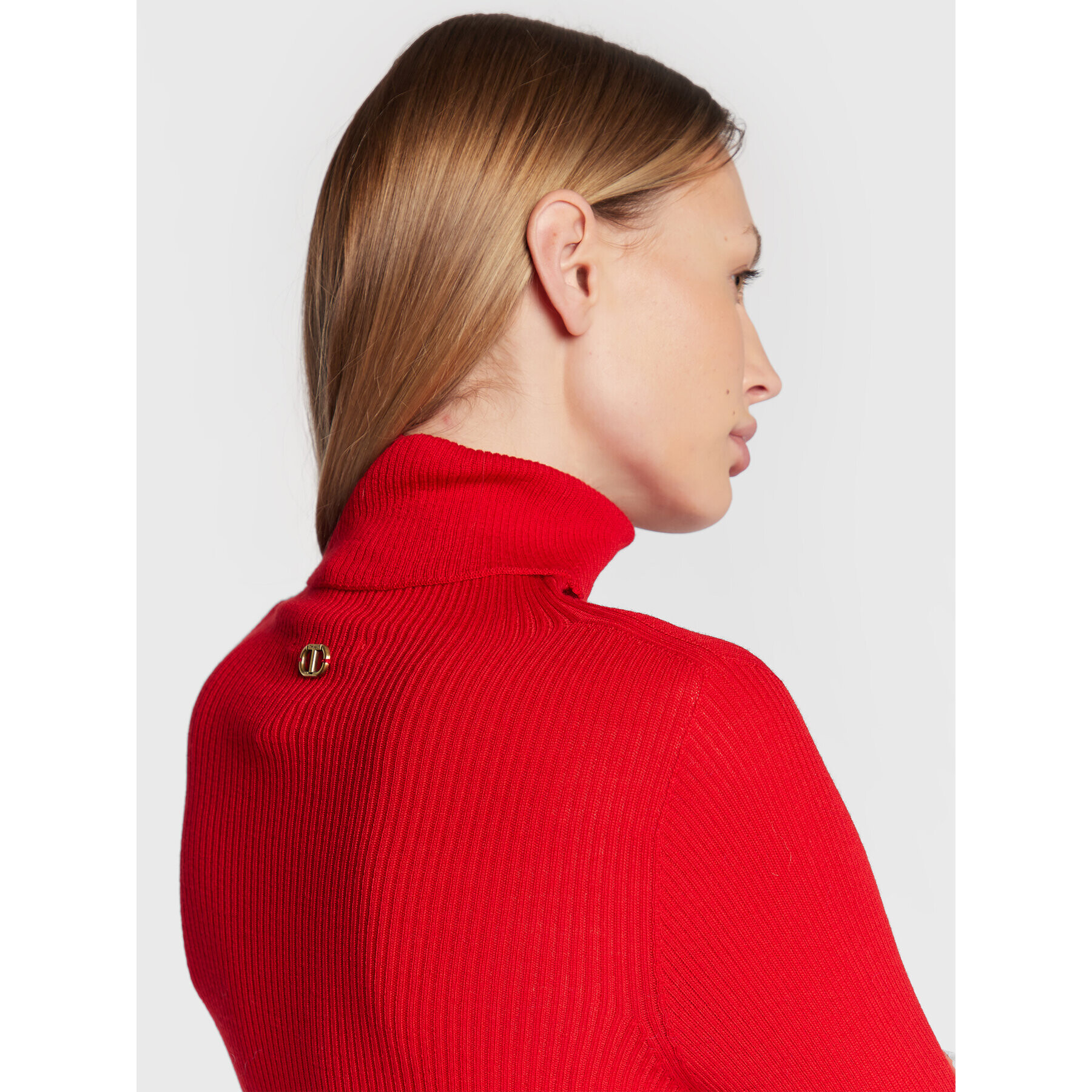TWINSET Поло 222TT3561 Червен Slim Fit - Pepit.bg