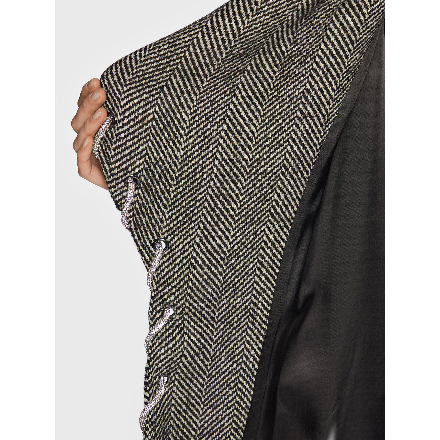 TWINSET Преходно палто 222AP237A Сив Regular Fit - Pepit.bg