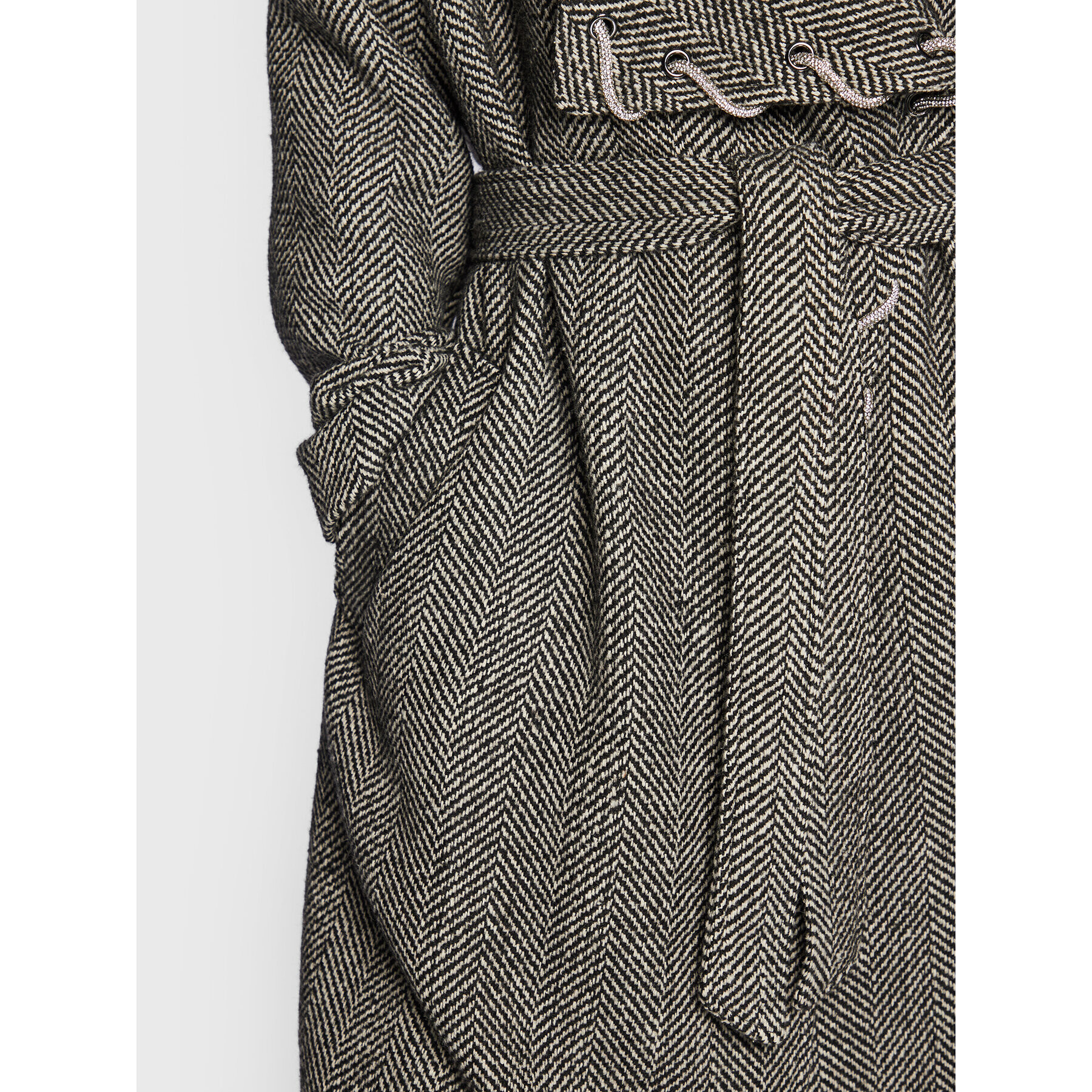 TWINSET Преходно палто 222AP237A Сив Regular Fit - Pepit.bg
