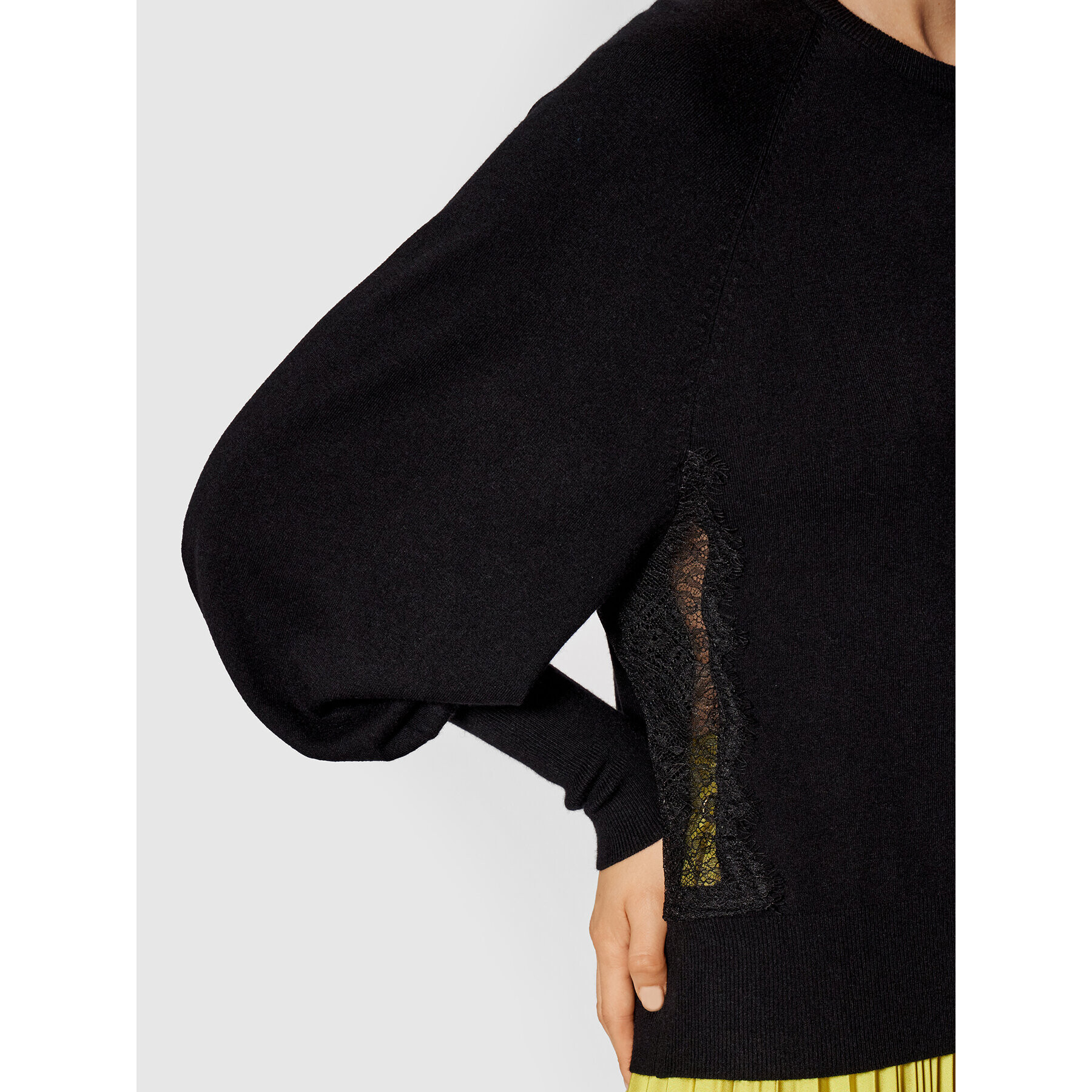 TWINSET Пуловер 212TP3203 Черен Regular Fit - Pepit.bg