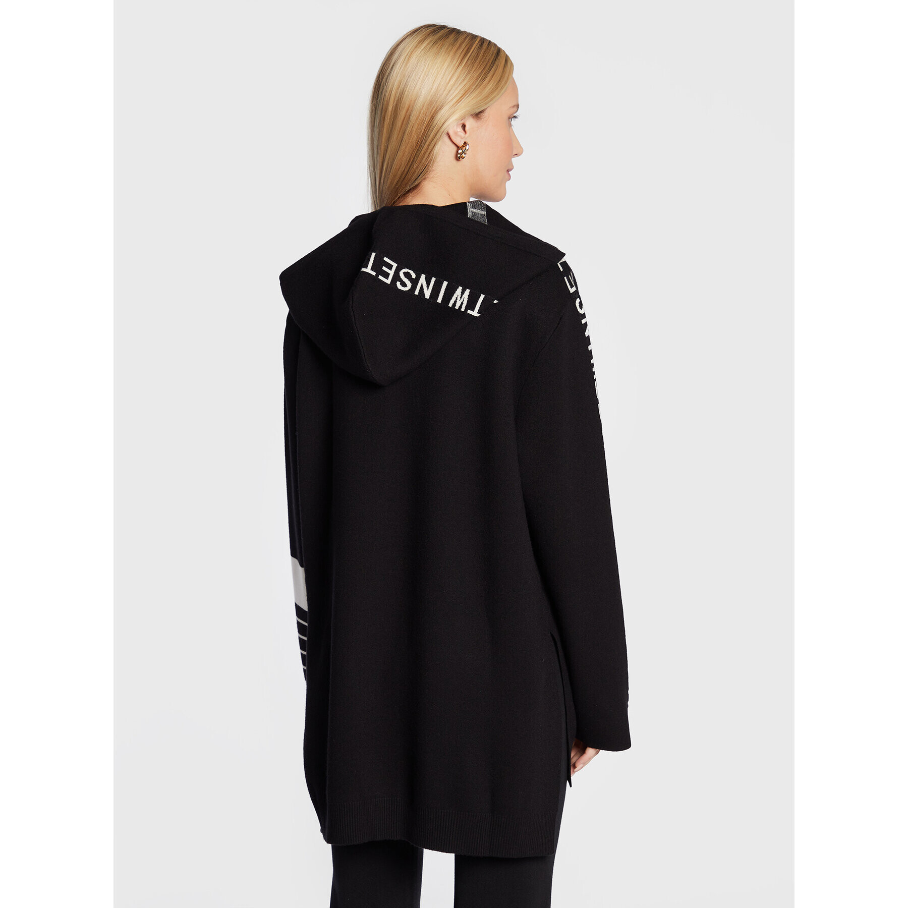 TWINSET Пуловер 222TP3431 Черен Regular Fit - Pepit.bg