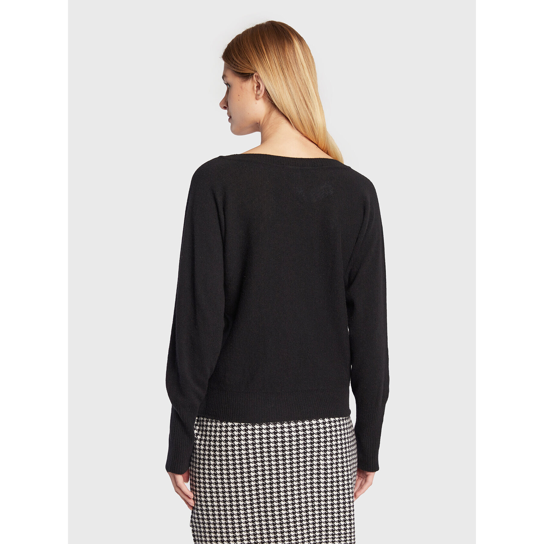 TWINSET Пуловер 222TT3351 Черен Regular Fit - Pepit.bg