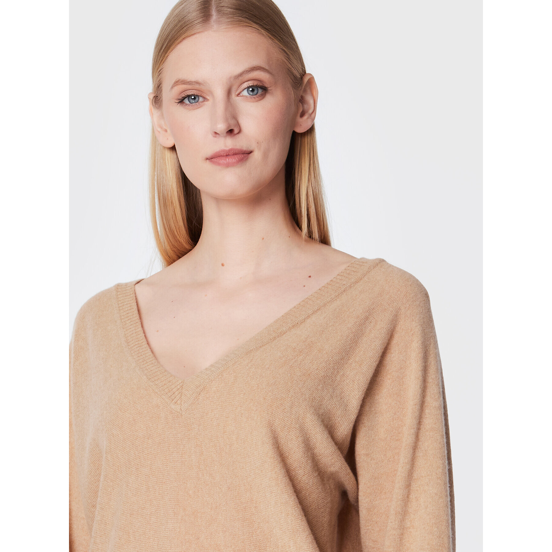 TWINSET Пуловер 222TT3351 Кафяв Regular Fit - Pepit.bg