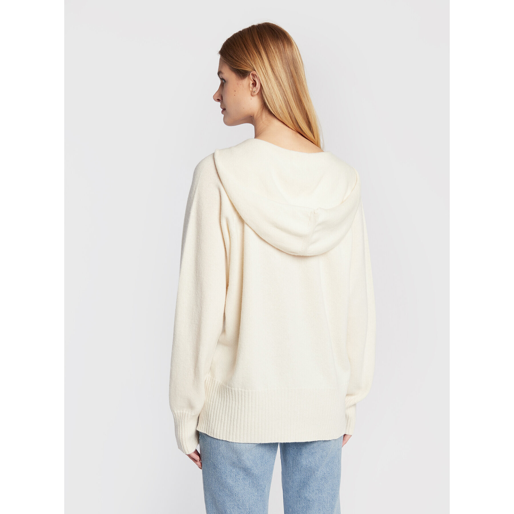 TWINSET Пуловер 222TT3355 Екрю Relaxed Fit - Pepit.bg