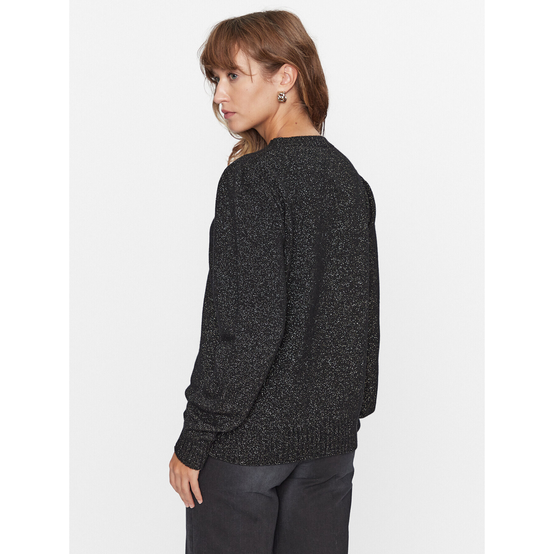 TWINSET Пуловер 232TT3203 Черен Regular Fit - Pepit.bg