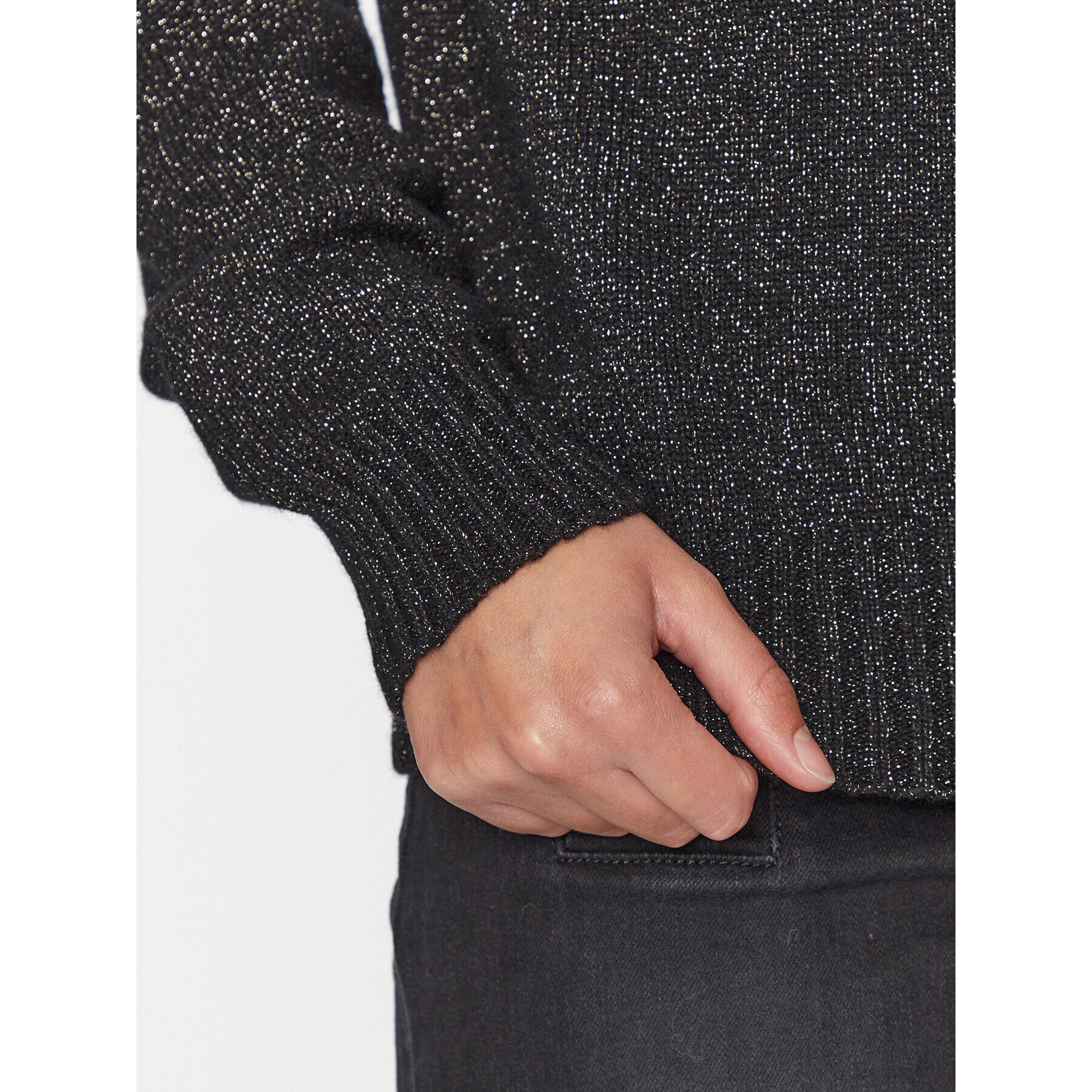 TWINSET Пуловер 232TT3203 Черен Regular Fit - Pepit.bg