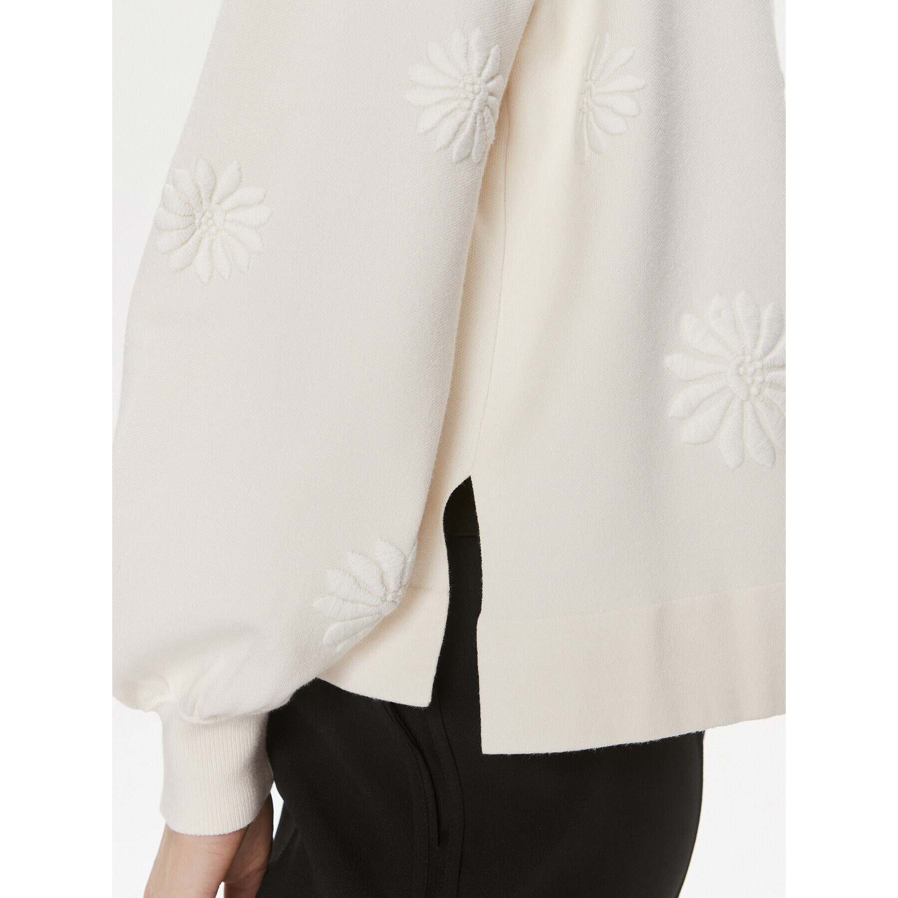 TWINSET Пуловер 241TP3090 Екрю Loose Fit - Pepit.bg