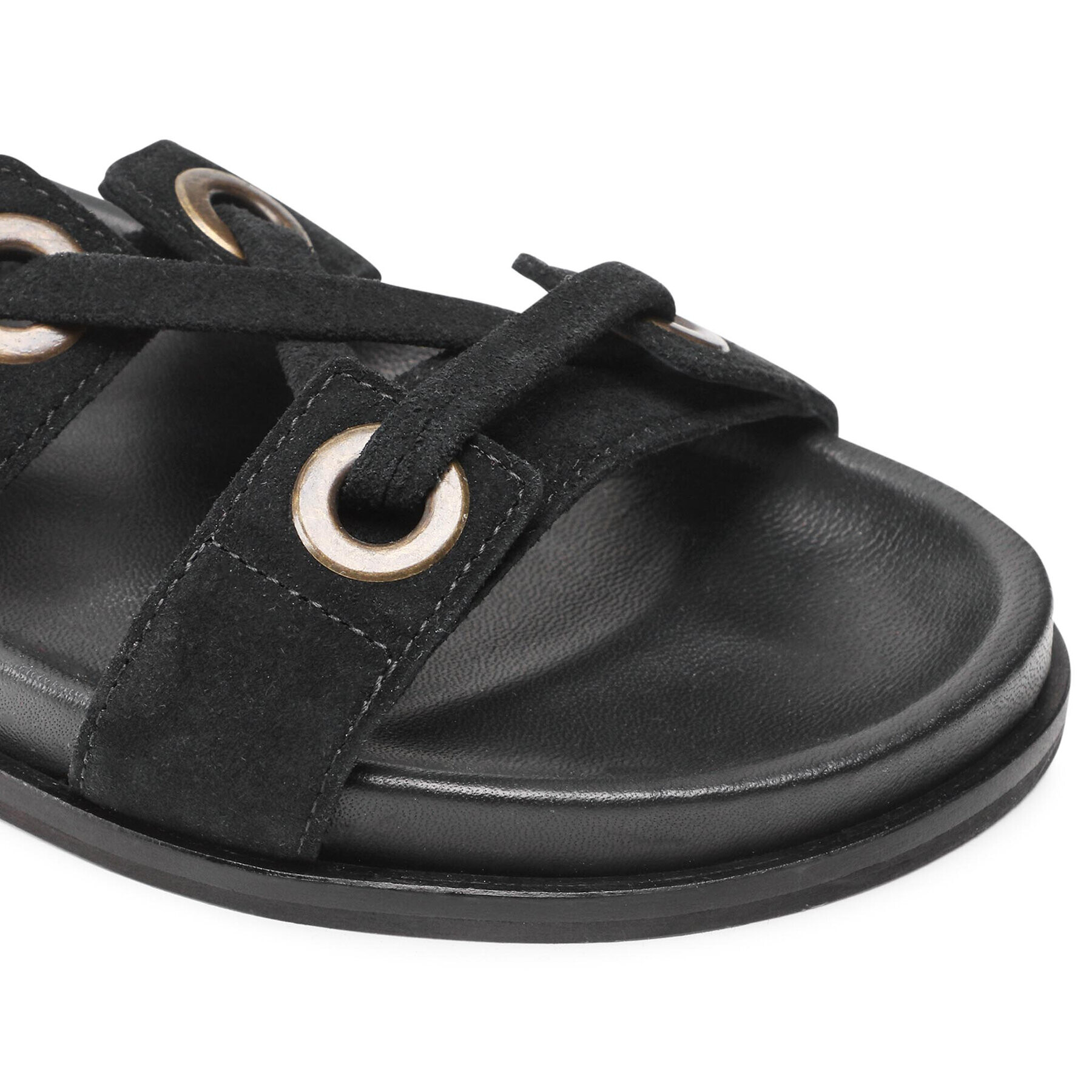 TWINSET Сандали Sandalo 221TCT022 Черен - Pepit.bg