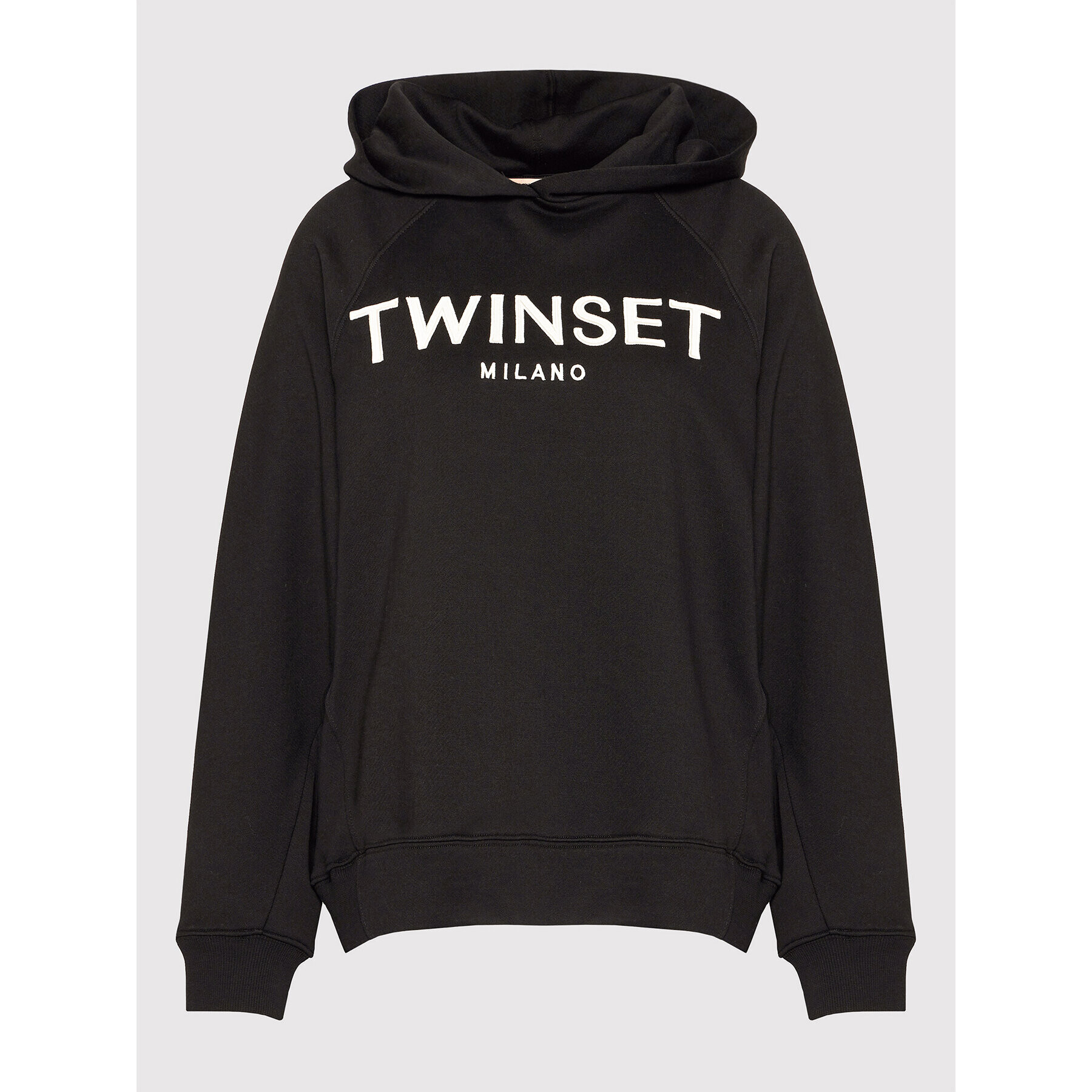 TWINSET Суитшърт 212TP2571 Черен Regular Fit - Pepit.bg