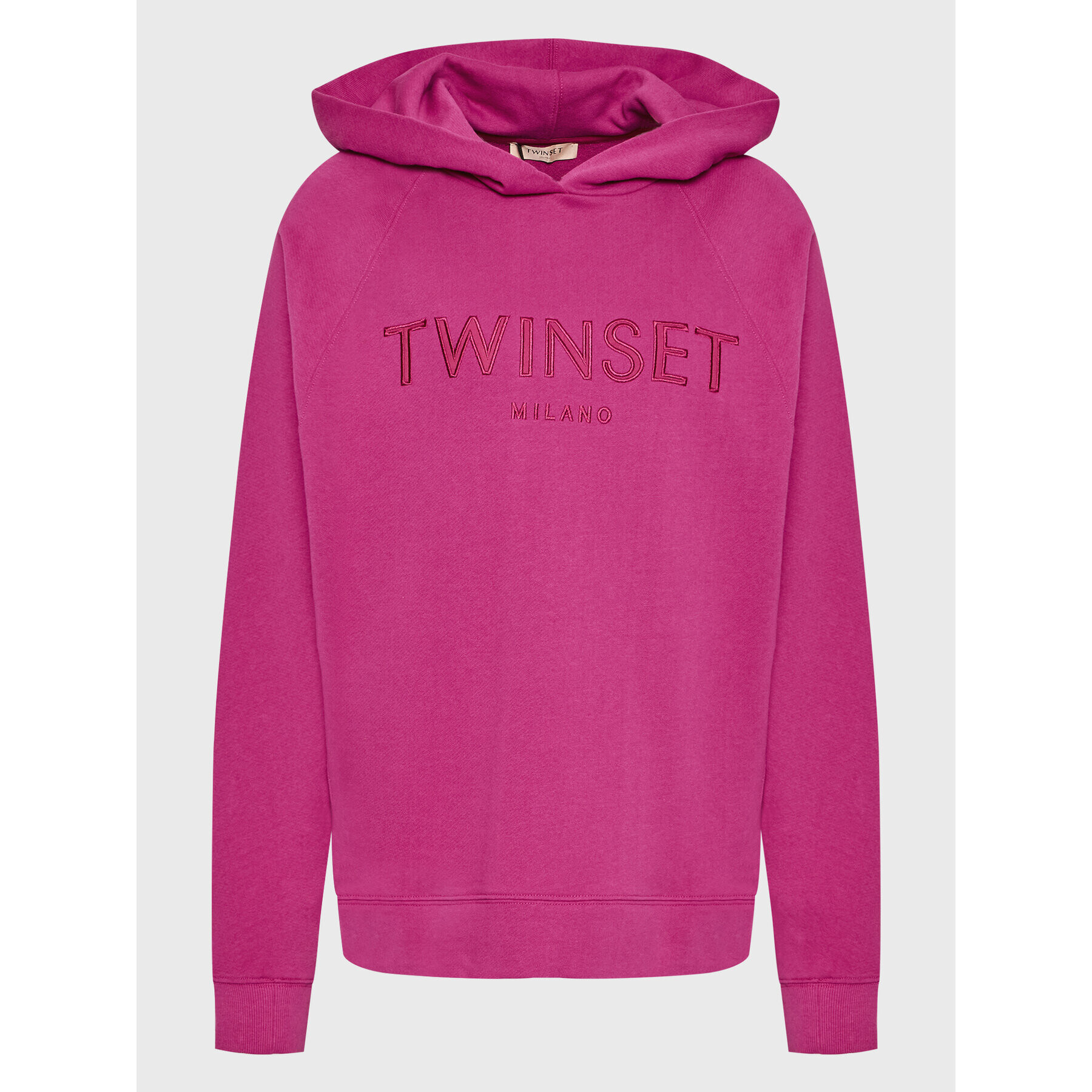 TWINSET Суитшърт 222TP2490 Розов Relaxed Fit - Pepit.bg