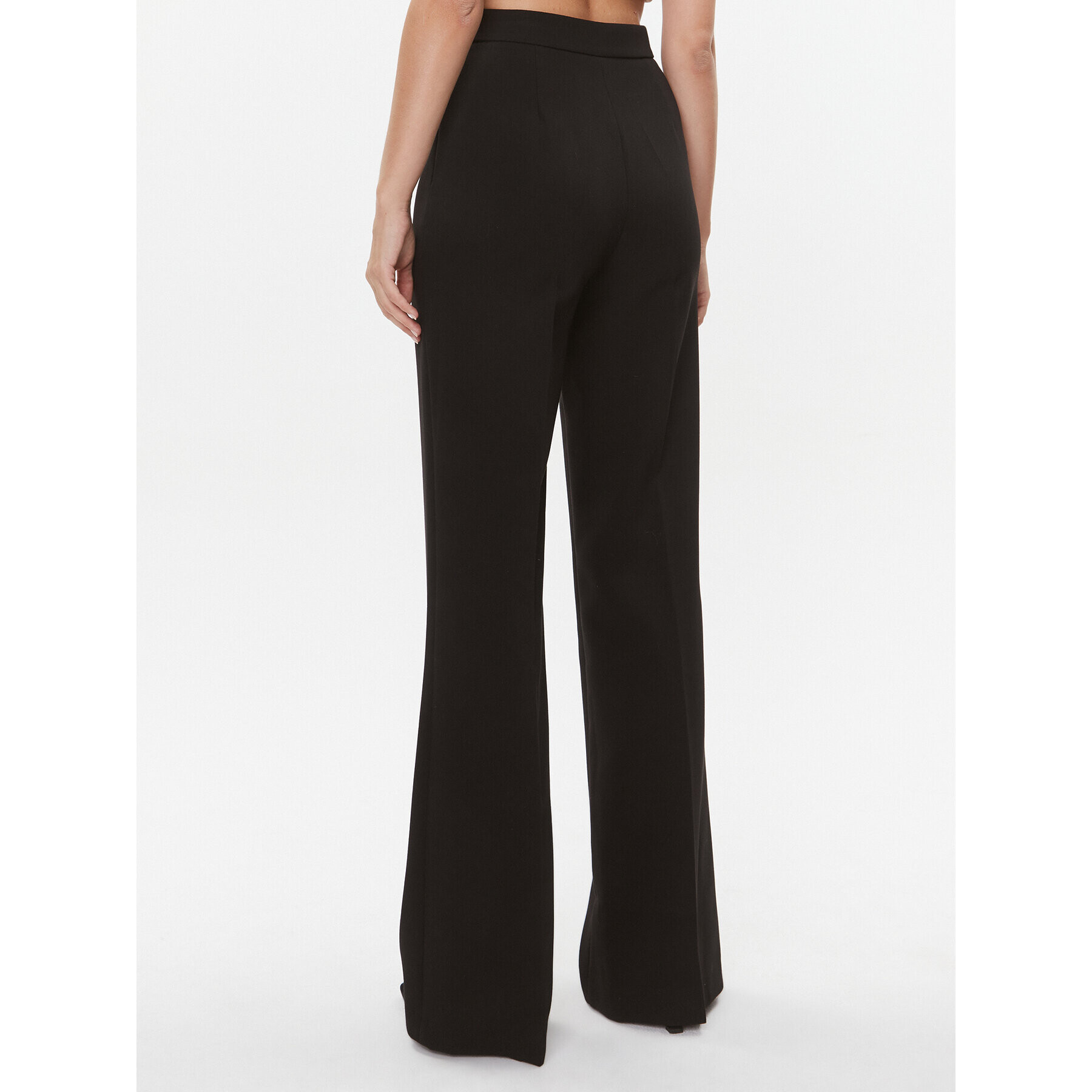 TWINSET Текстилни панталони 232TT2191 Черен Flare Fit - Pepit.bg