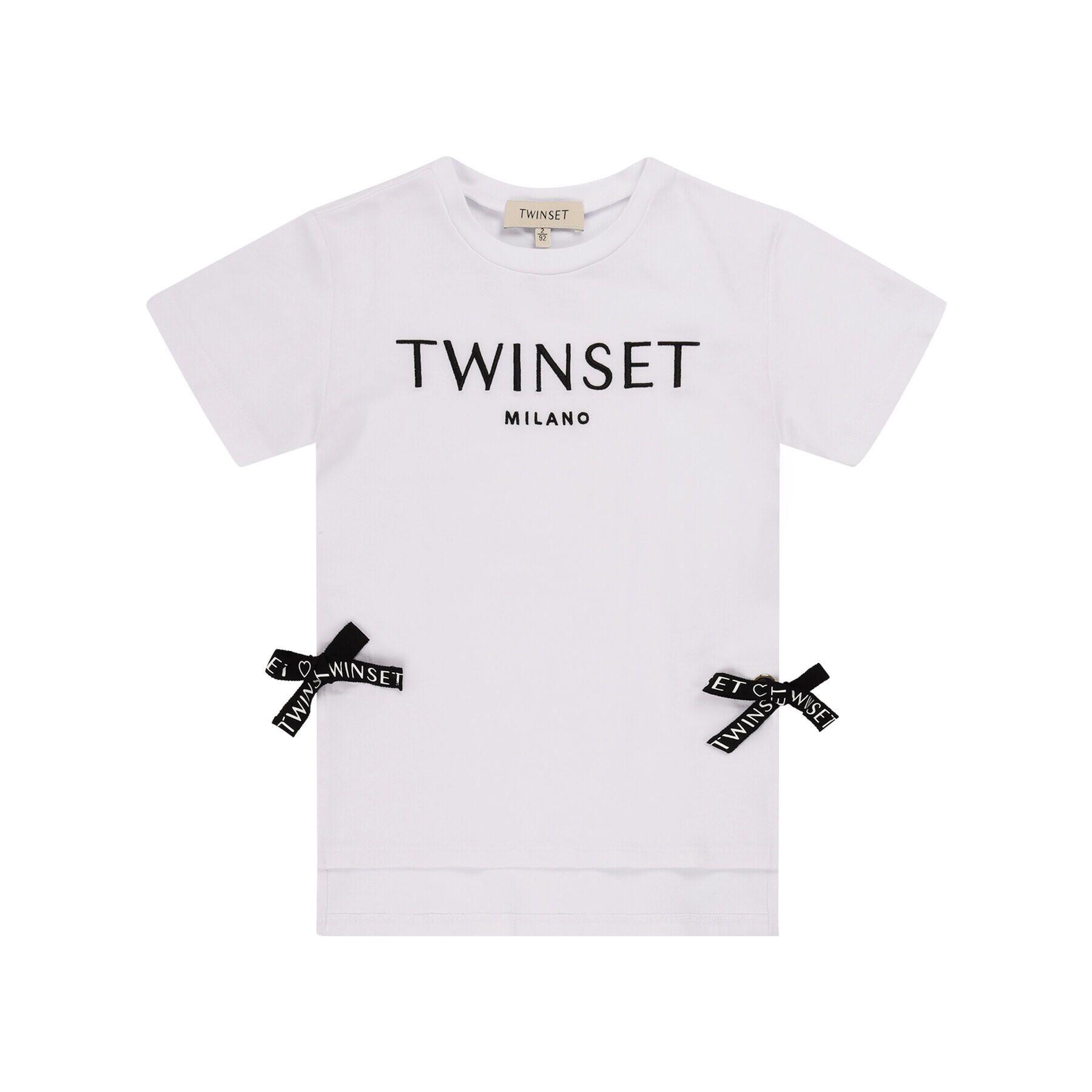 TWINSET Тишърт 201GB2370 M Бял Regular Fit - Pepit.bg