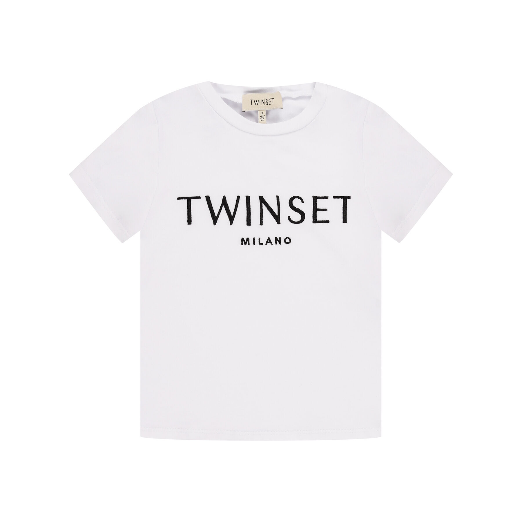 TWINSET Тишърт 201GB2373 M Бял Regular Fit - Pepit.bg