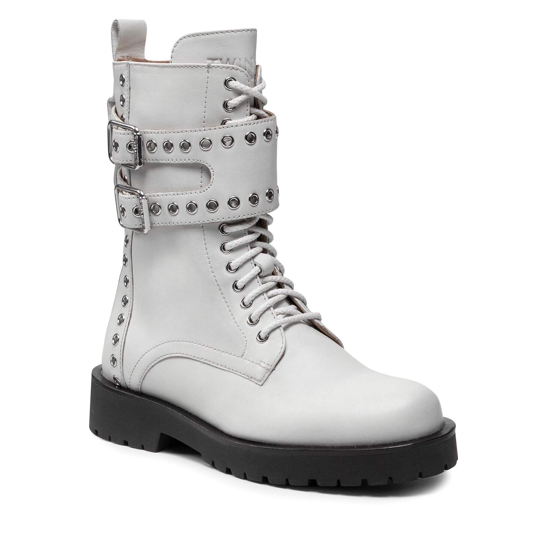TWINSET Туристически oбувки 212TCP200 Бял - Pepit.bg