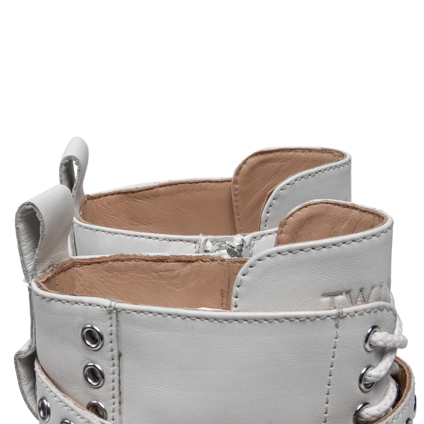 TWINSET Туристически oбувки 212TCP200 Бял - Pepit.bg