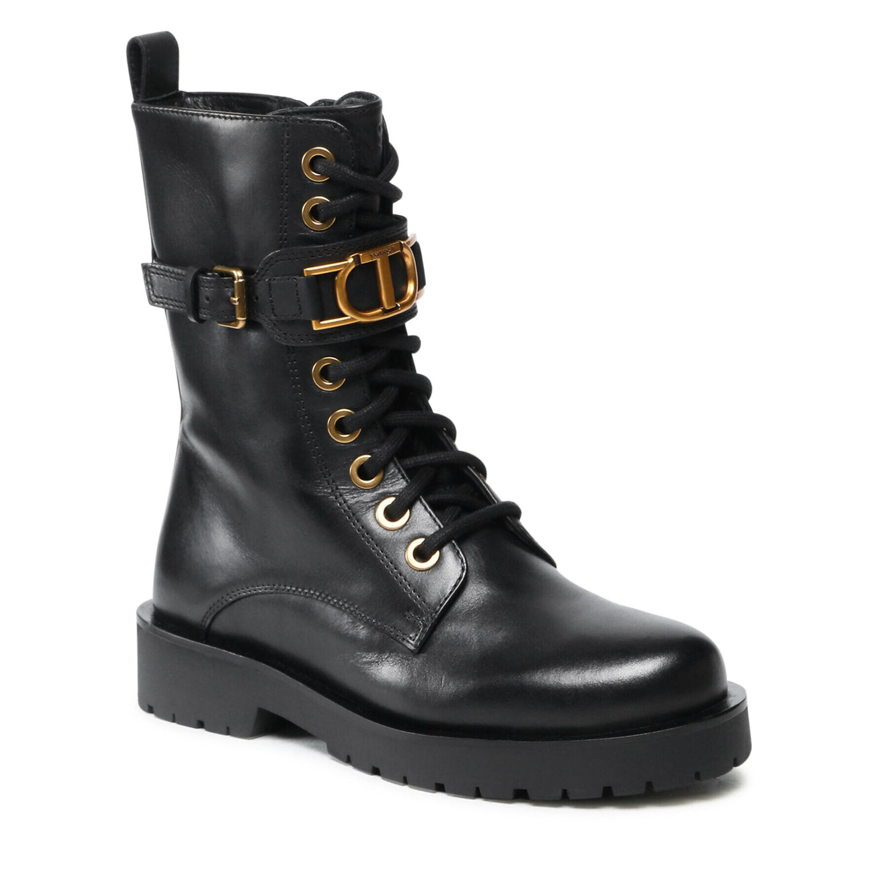 TWINSET Туристически oбувки 212TCT030 Черен - Pepit.bg