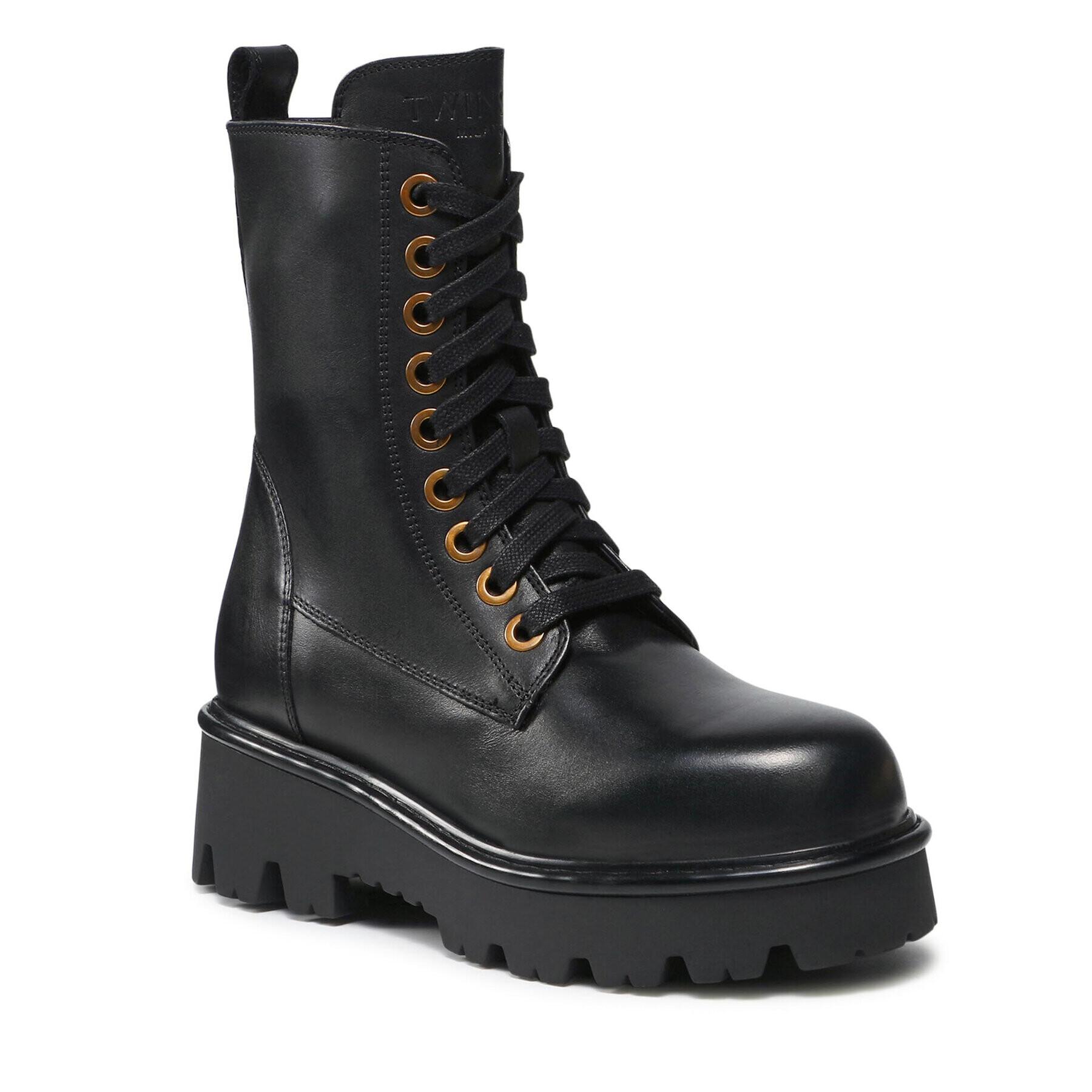 TWINSET Туристически oбувки 212TCT054 Черен - Pepit.bg