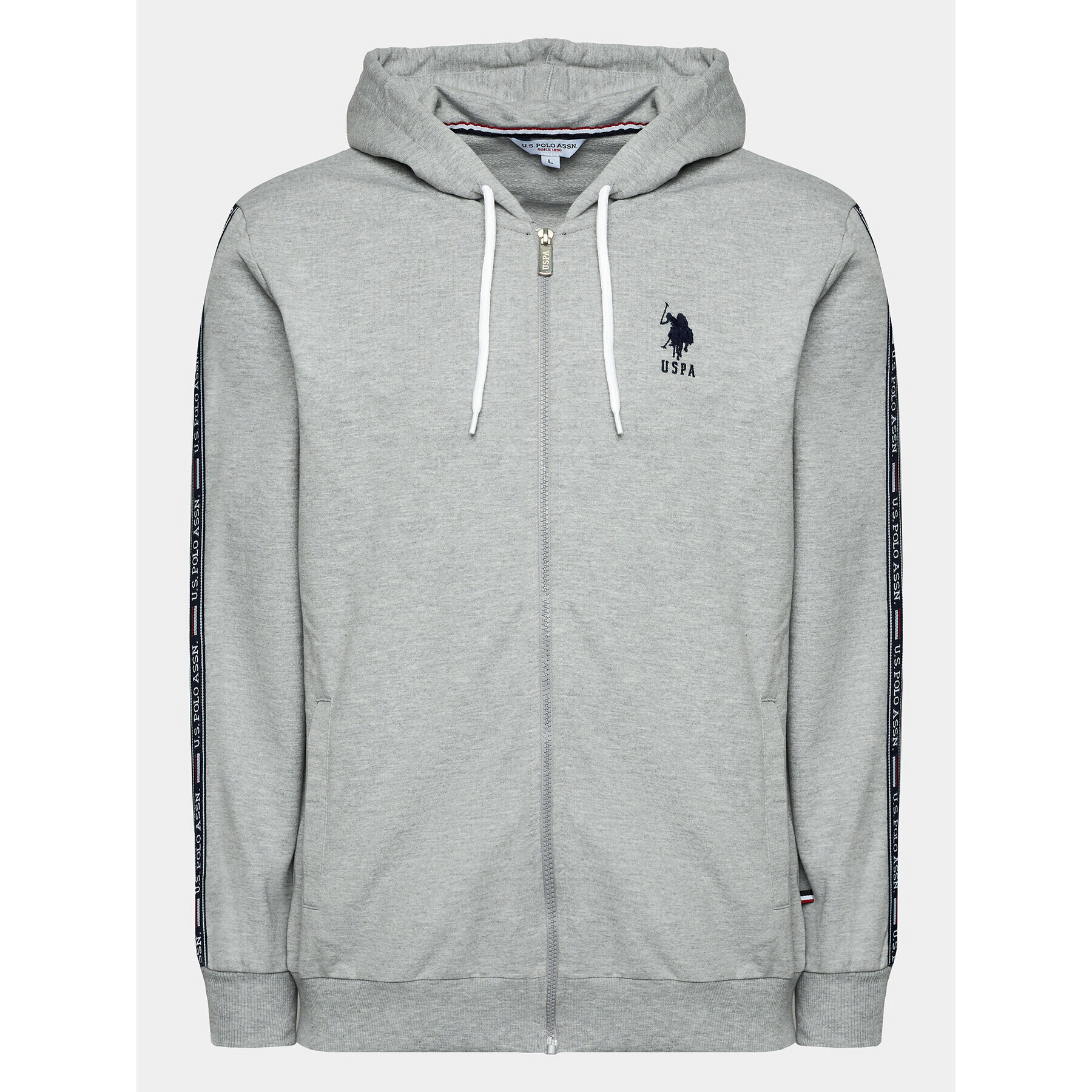 U.S. Polo Assn. Анцуг 18480 Сив Regular Fit - Pepit.bg