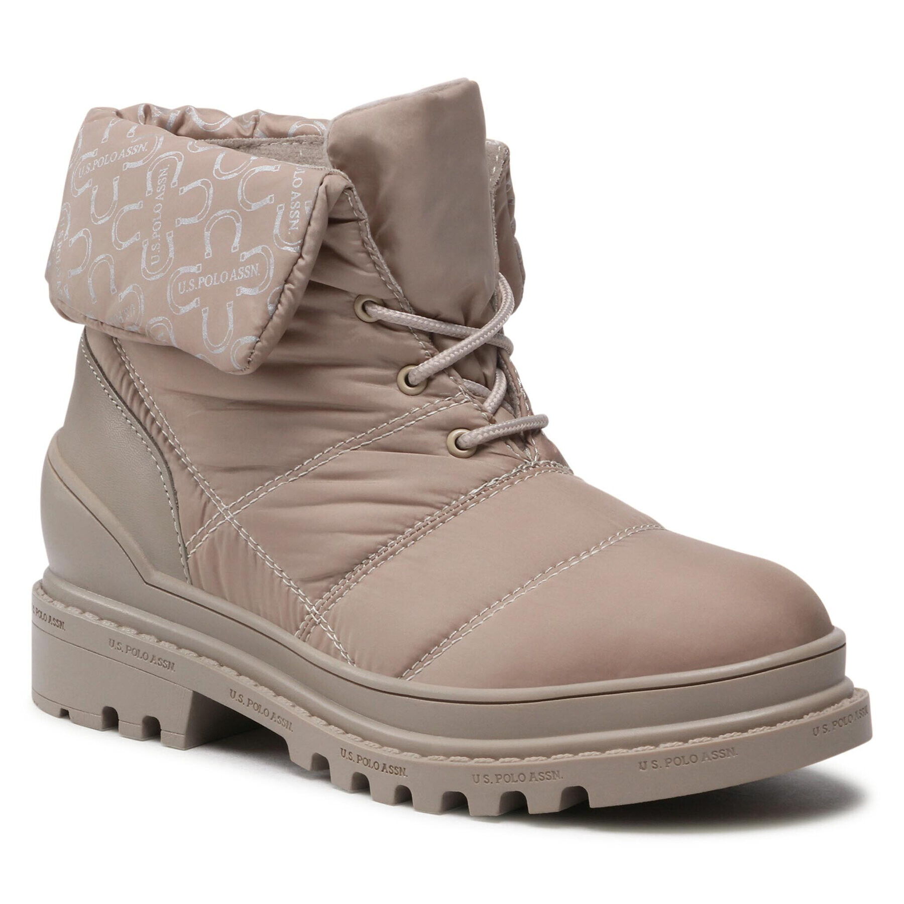U.S. Polo Assn. Боти Bruna005 BRUNA005W/BN1 Бежов - Pepit.bg