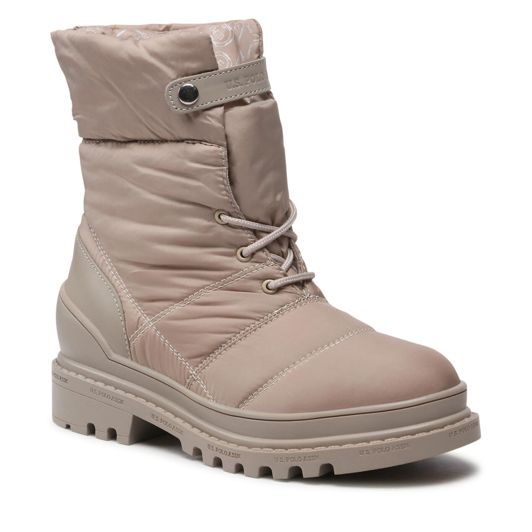 U.S. Polo Assn. Боти Bruna005 BRUNA005W/BN1 Бежов - Pepit.bg