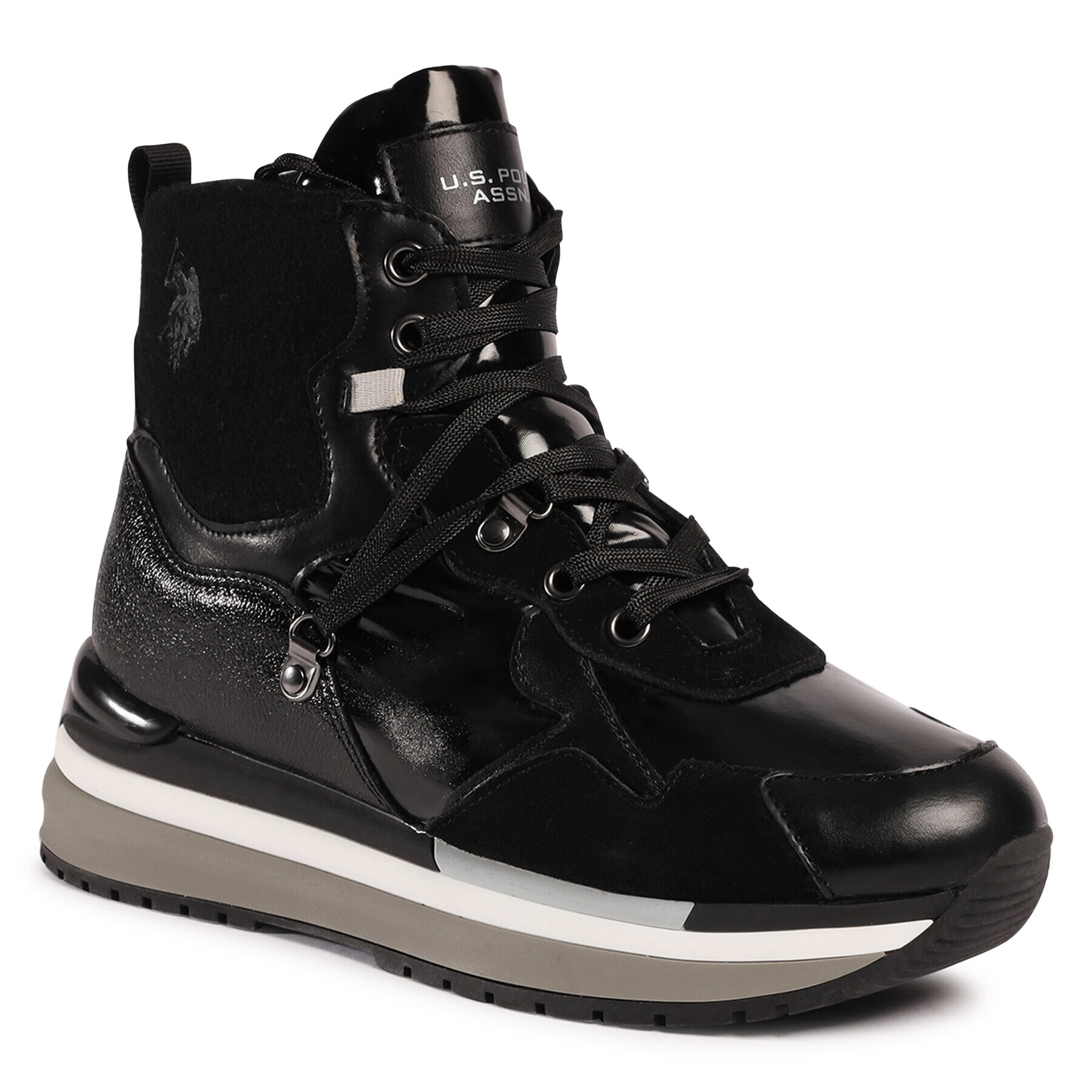 U.S. Polo Assn. Боти Carry CHER4087W08/TY1 Черен - Pepit.bg