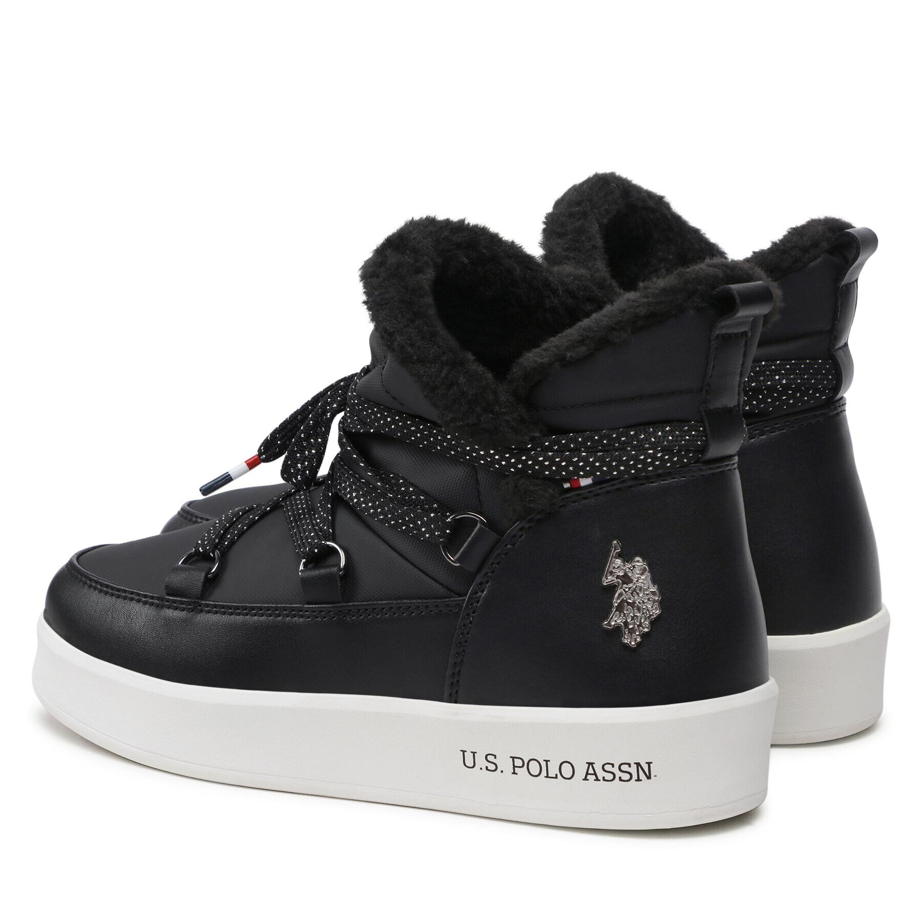 U.S. Polo Assn. Боти Vegy001b VEGY001W/BNY3 Черен - Pepit.bg