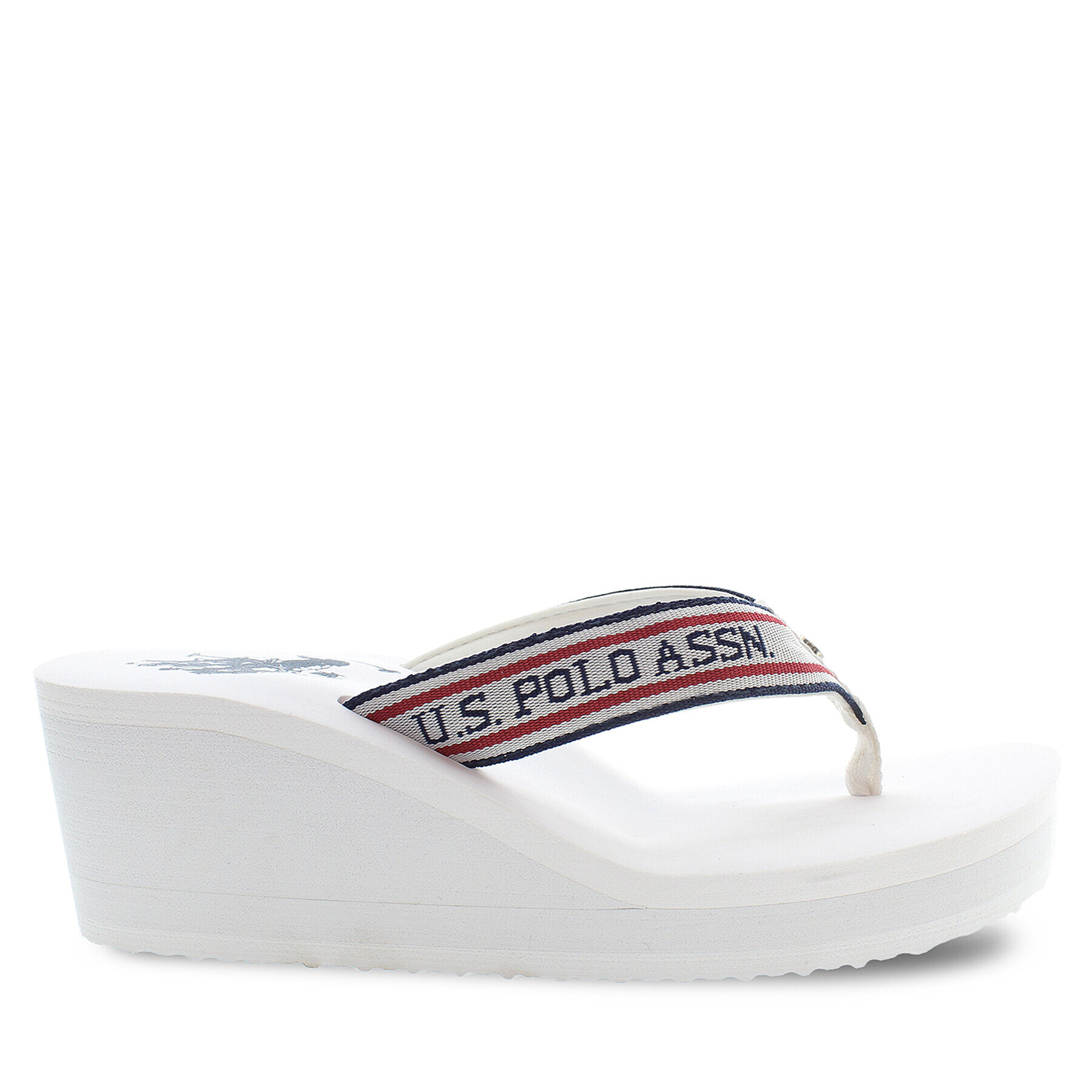 U.S. Polo Assn. Джапанки Chany CHANY003 Бял - Pepit.bg