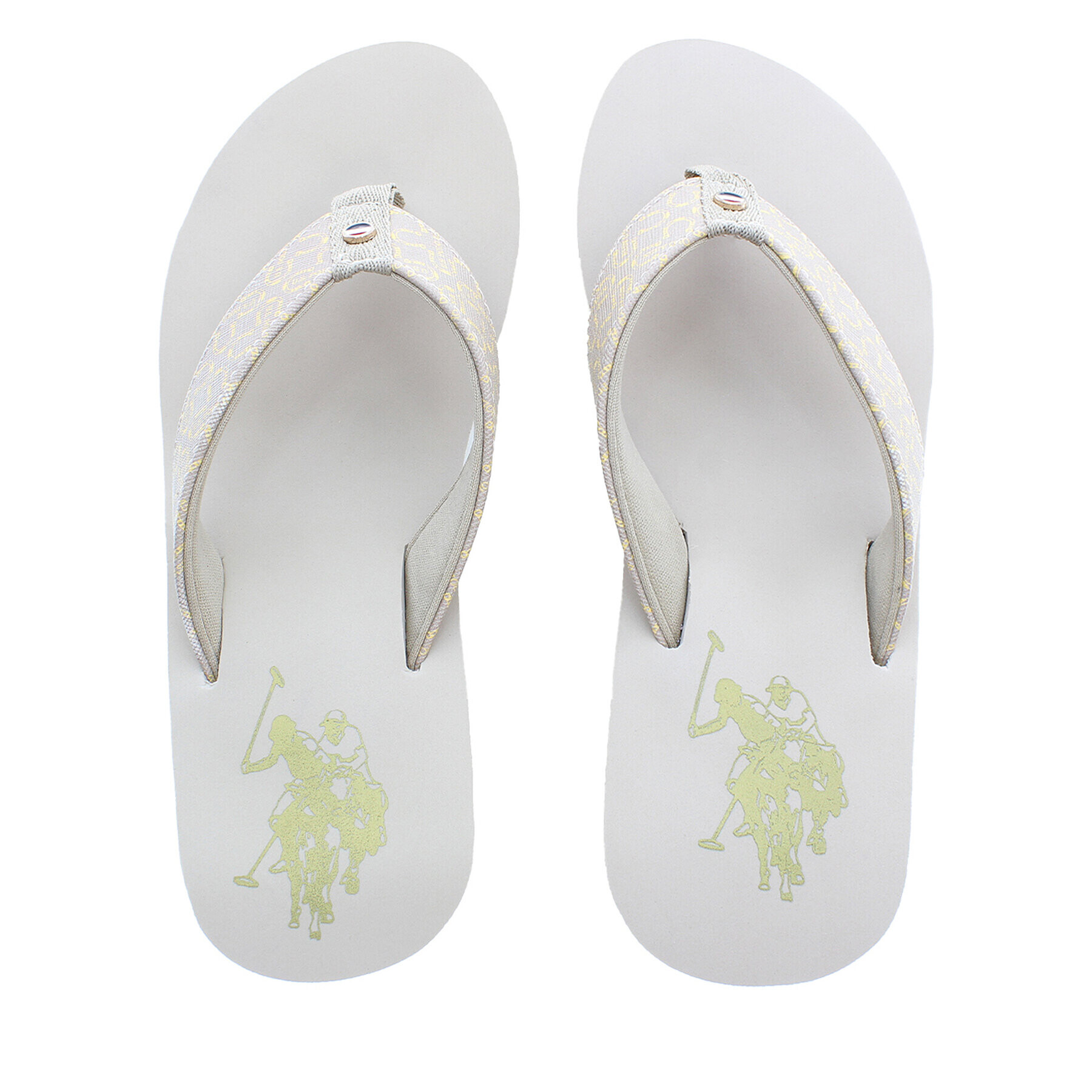 U.S. Polo Assn. Чехли Chany CHANY004 PRINT Бежов - Pepit.bg