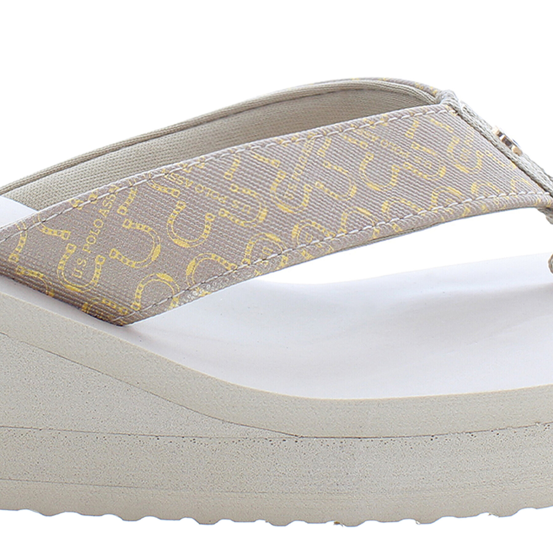 U.S. Polo Assn. Чехли Chany CHANY004 PRINT Бежов - Pepit.bg