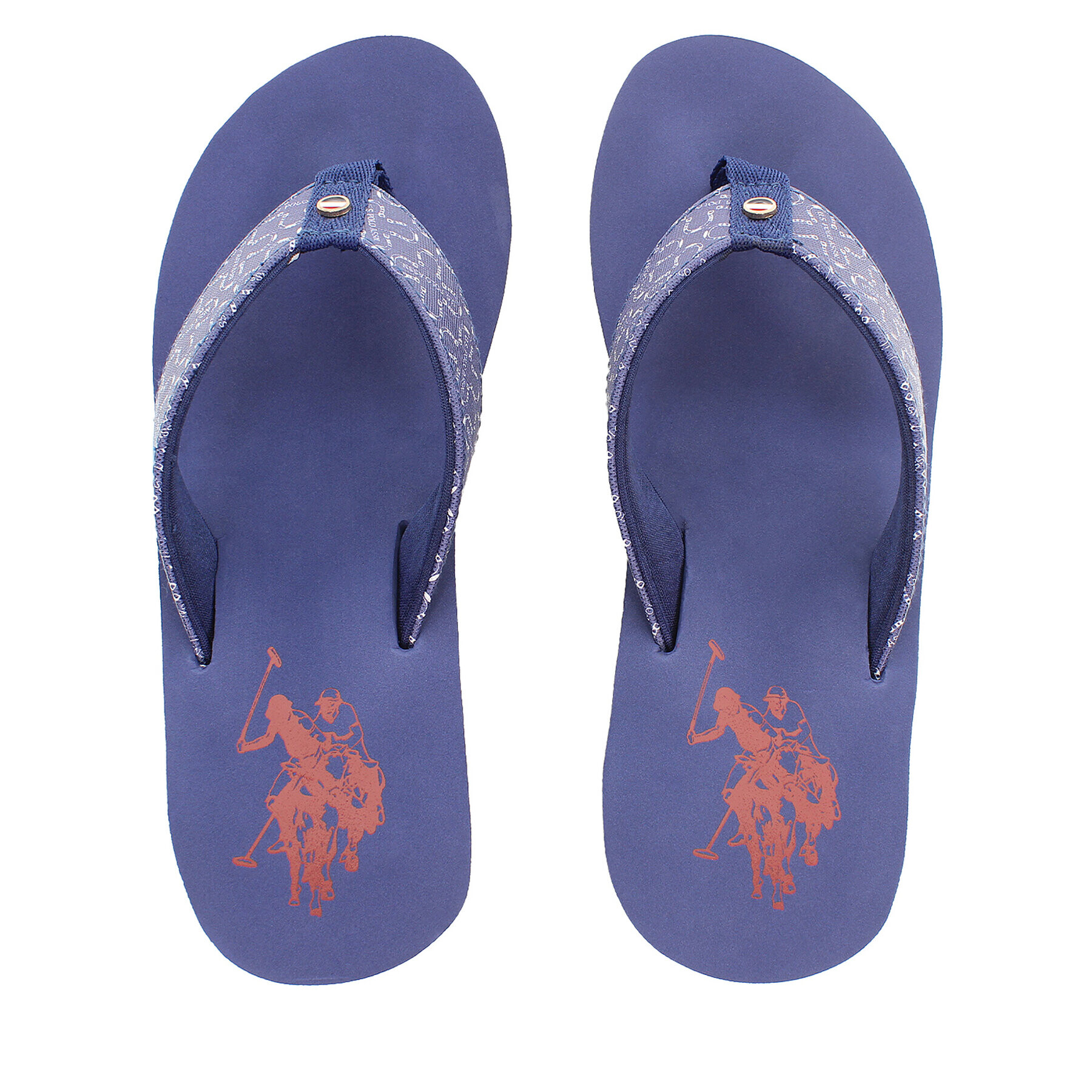 U.S. Polo Assn. Джапанки Chany CHANY004 PRINT Син - Pepit.bg
