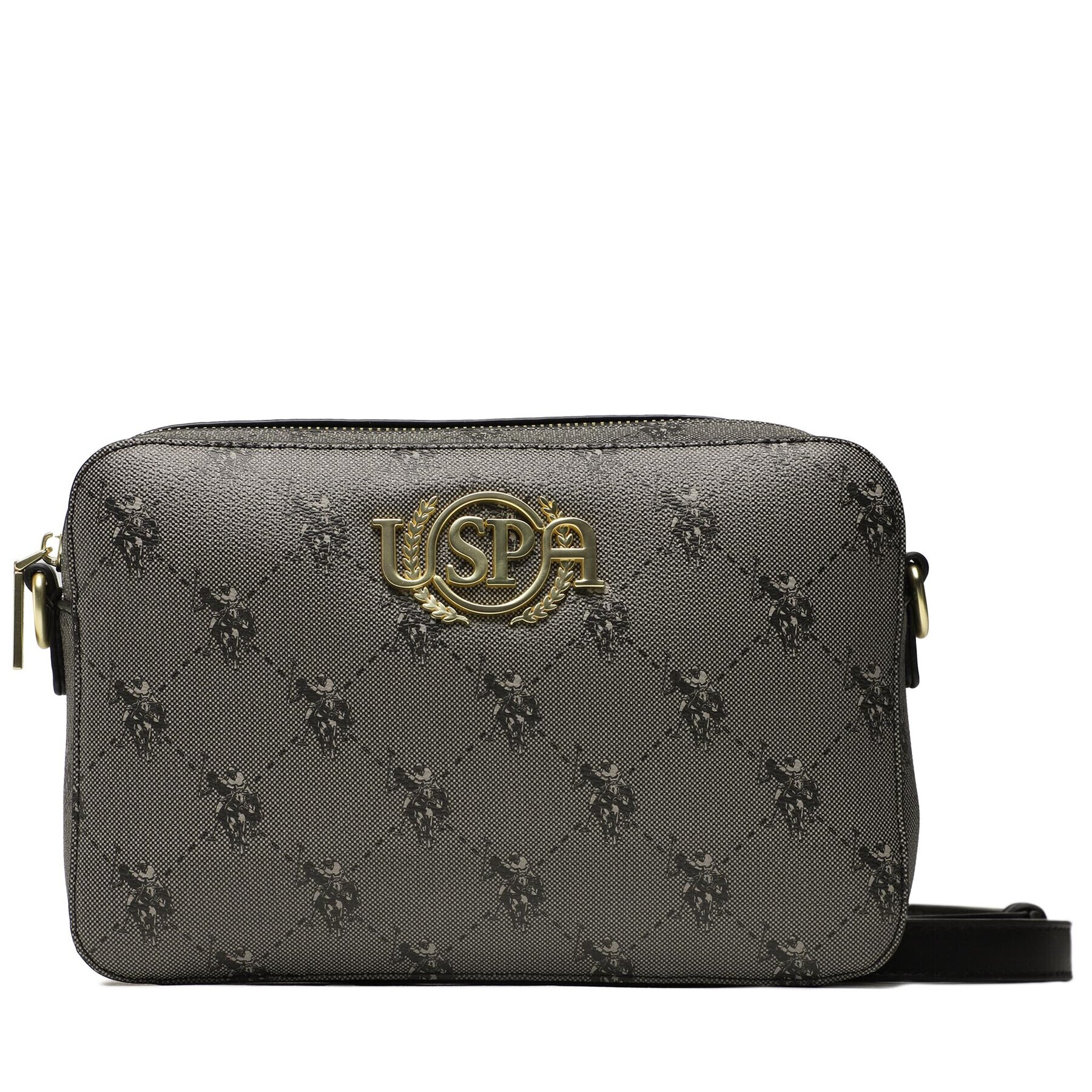 U.S. Polo Assn. Дамска чанта Hampton BEUHD6041WVG000 Сив - Pepit.bg