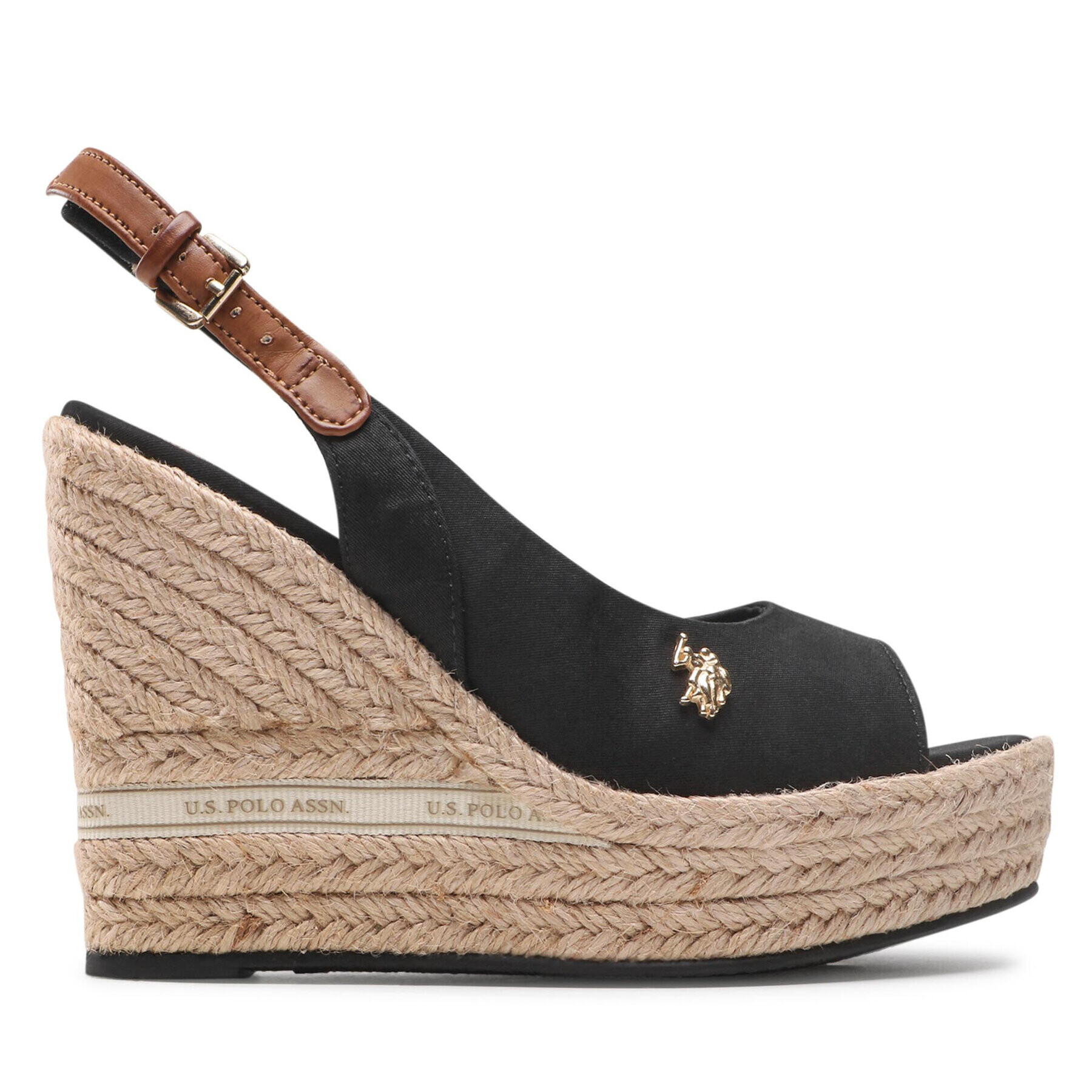 U.S. Polo Assn. Еспадрили Aylin005A AYLIN005W/2C3 Черен - Pepit.bg
