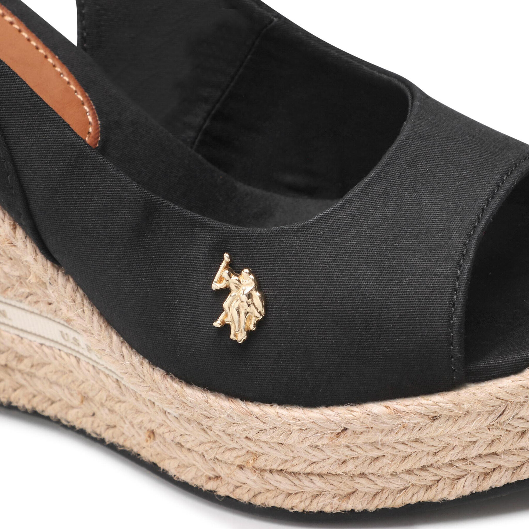 U.S. Polo Assn. Еспадрили Aylin005A AYLIN005W/2C3 Черен - Pepit.bg