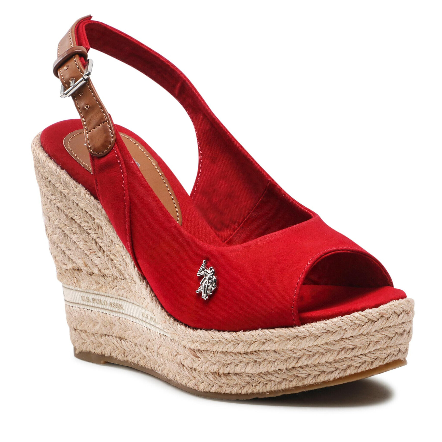 U.S. Polo Assn. Еспадрили Aylin005a AYLIN005W/2C3 Червен - Pepit.bg