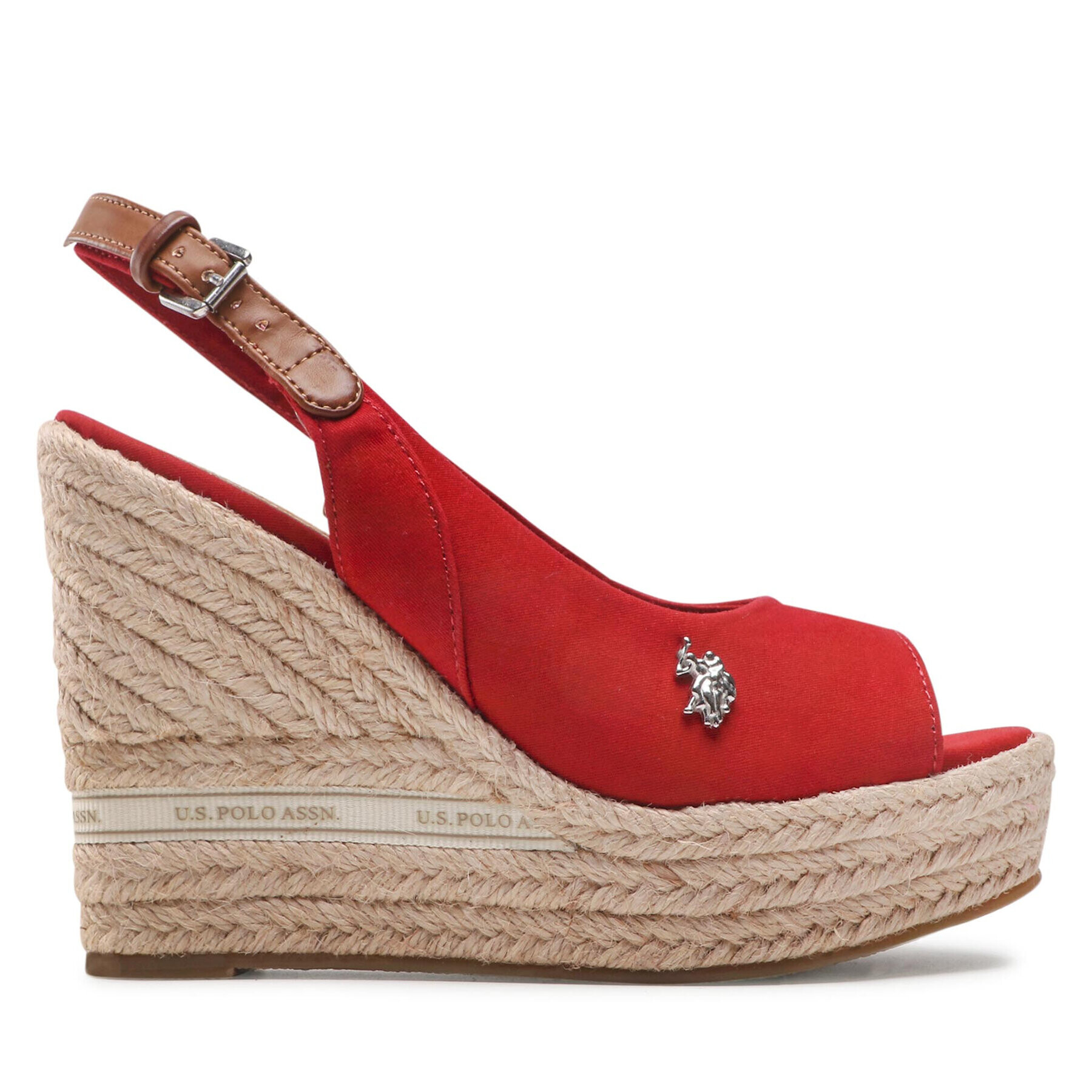 U.S. Polo Assn. Еспадрили Aylin005a AYLIN005W/2C3 Червен - Pepit.bg