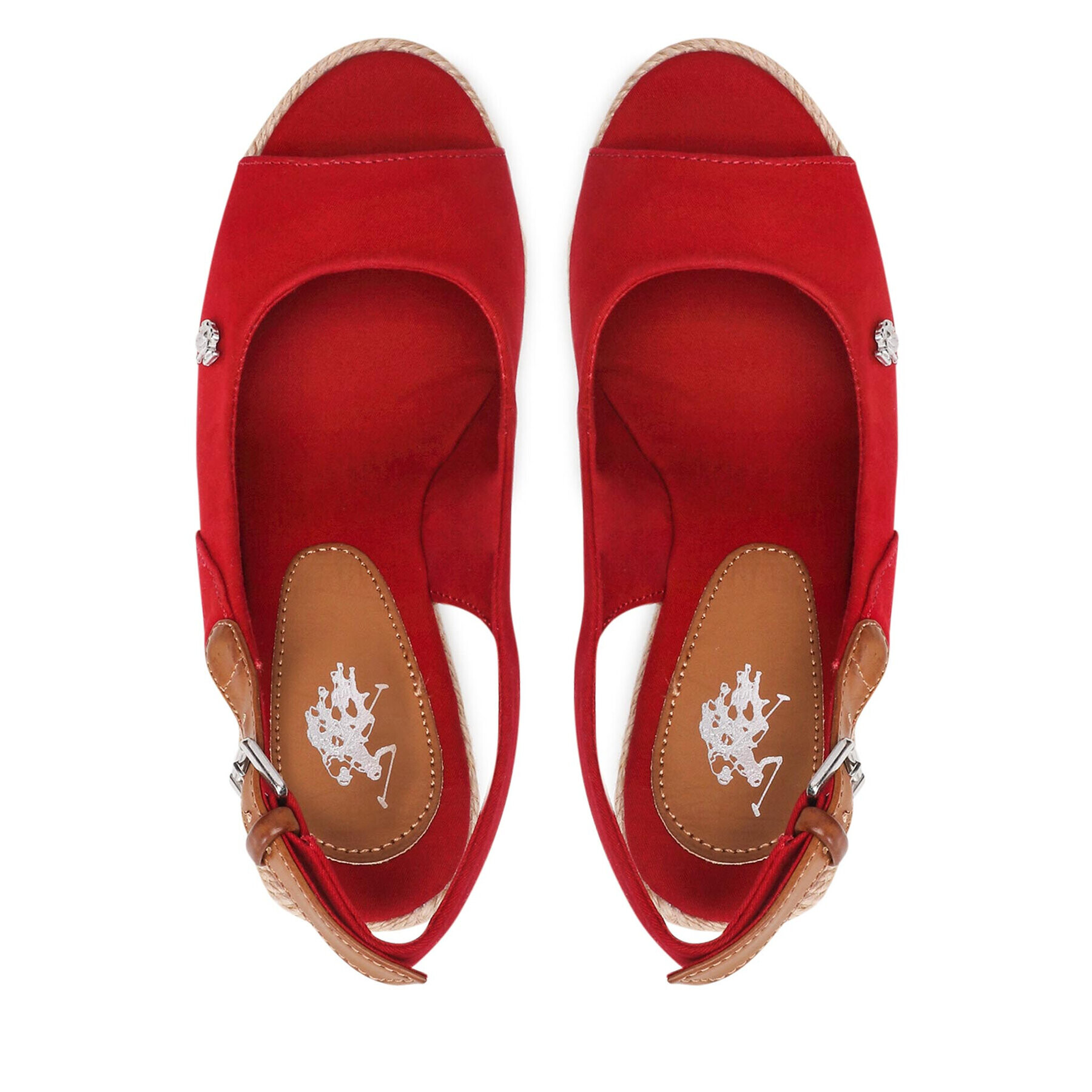 U.S. Polo Assn. Еспадрили Aylin005a AYLIN005W/2C3 Червен - Pepit.bg