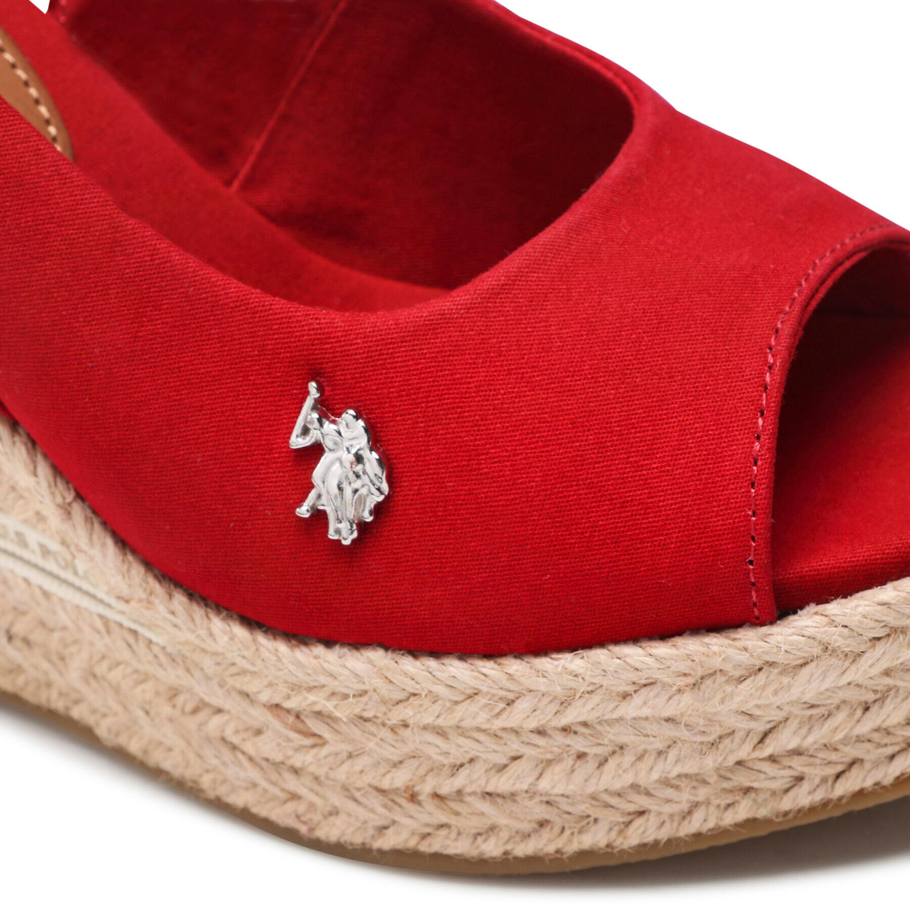 U.S. Polo Assn. Еспадрили Aylin005a AYLIN005W/2C3 Червен - Pepit.bg