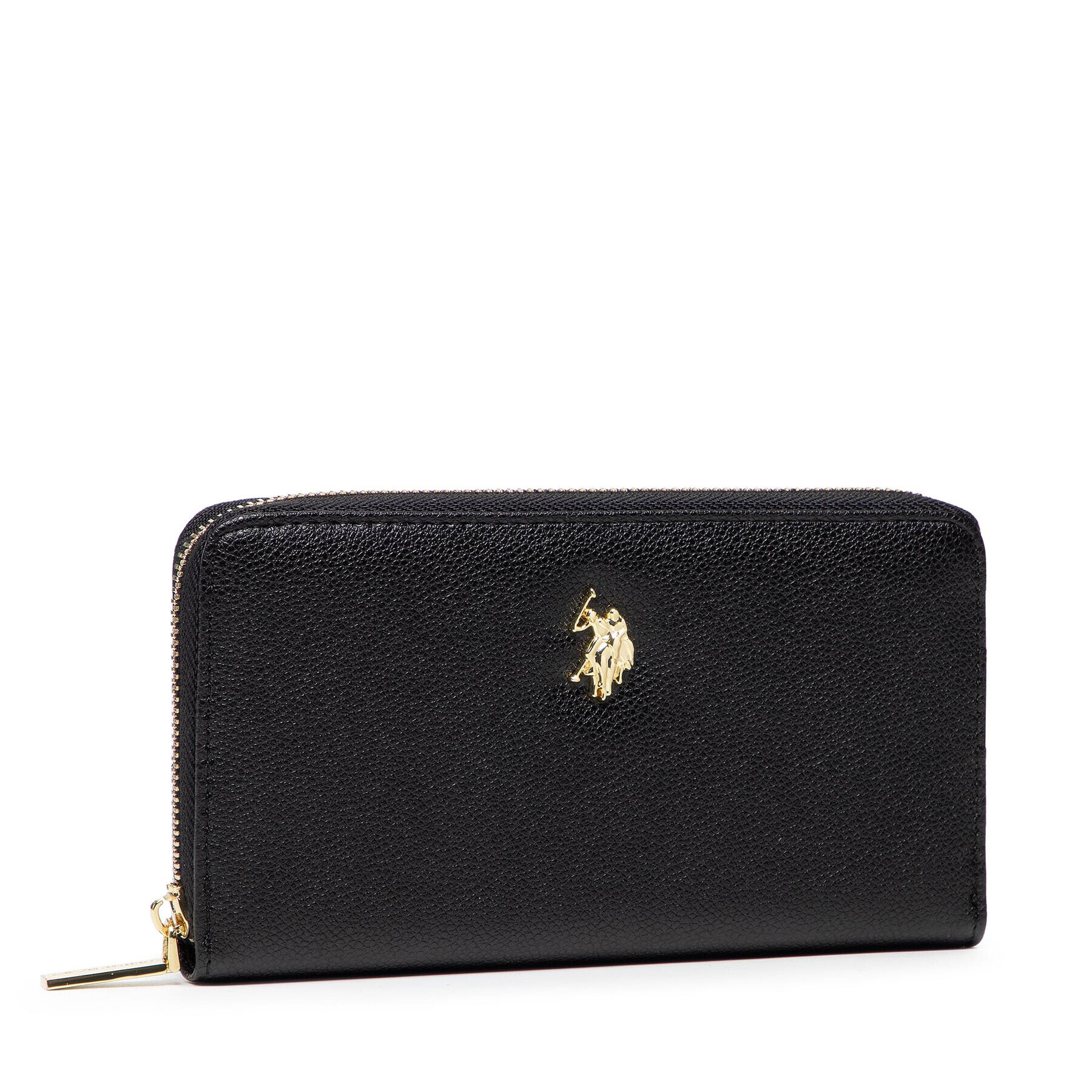 U.S. Polo Assn. Голям дамски портфейл New Jones L Zip Ard Wallet BEUJE5472WVP000 Черен - Pepit.bg