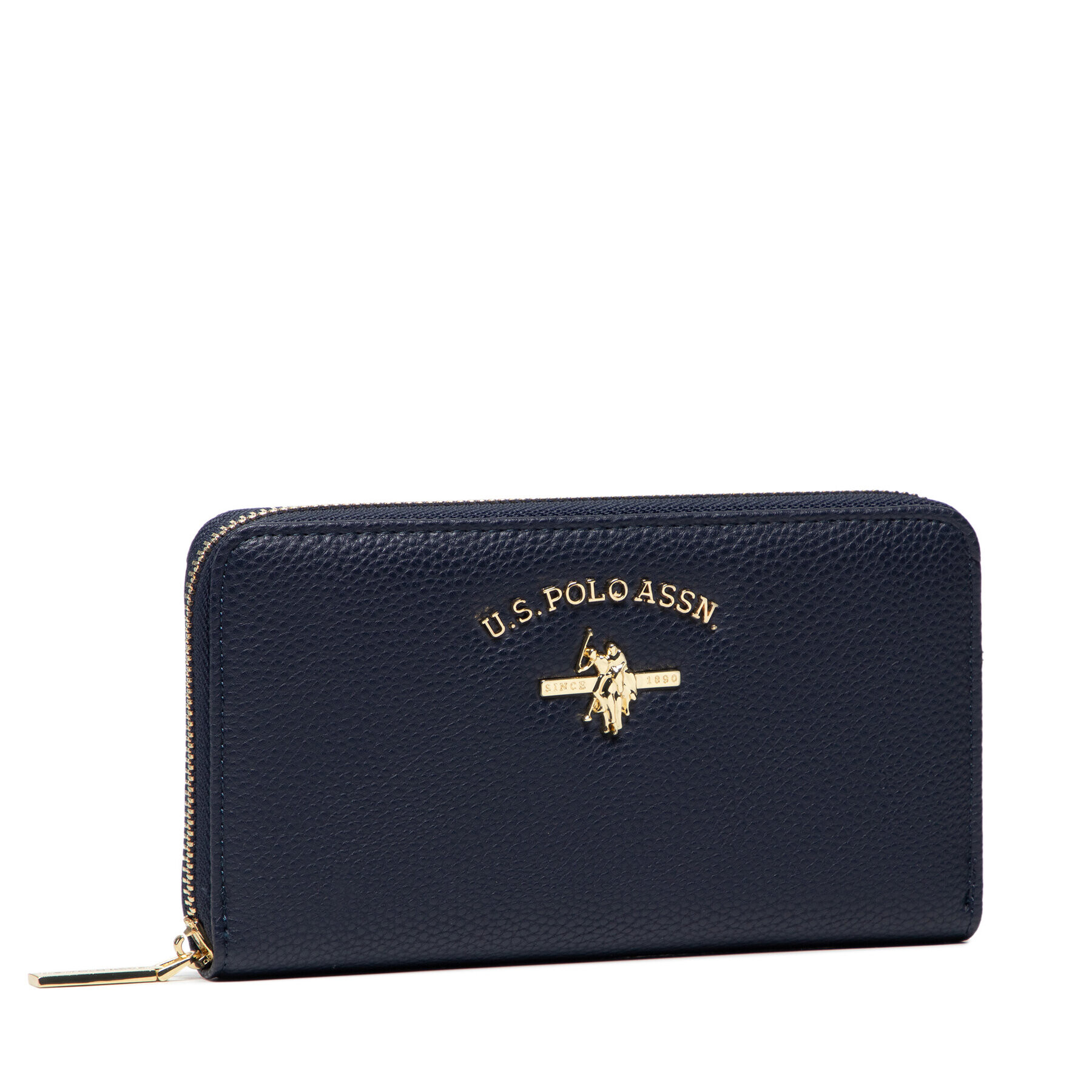 U.S. Polo Assn. Голям дамски портфейл Stanford L Zip Ard Wallet BEUSS5184WVP212 Тъмносин - Pepit.bg