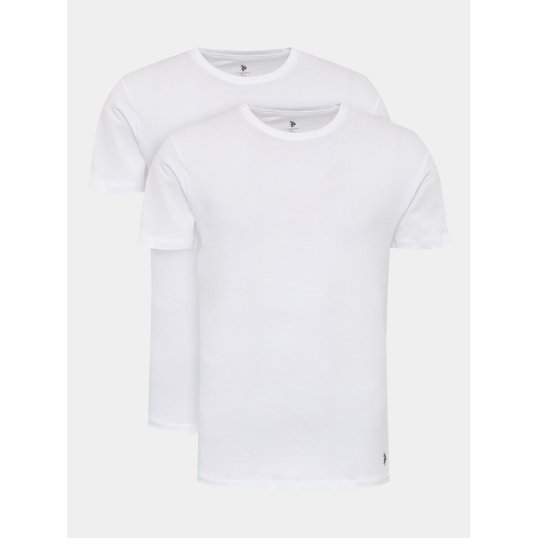 U.S. Polo Assn. Комплект 2 тишъртки 80196 Бял Regular Fit - Pepit.bg