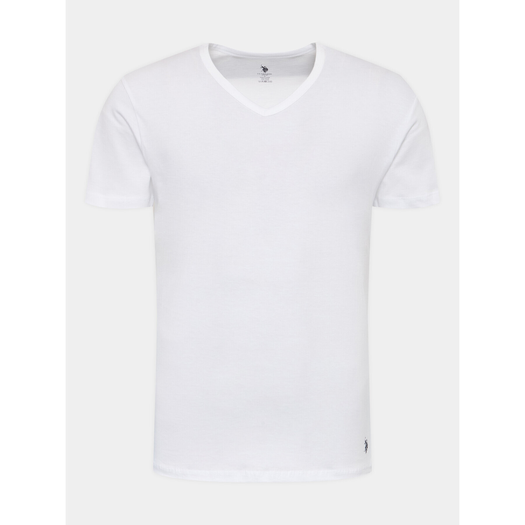U.S. Polo Assn. Комплект 2 тишъртки 80199 Бял Regular Fit - Pepit.bg