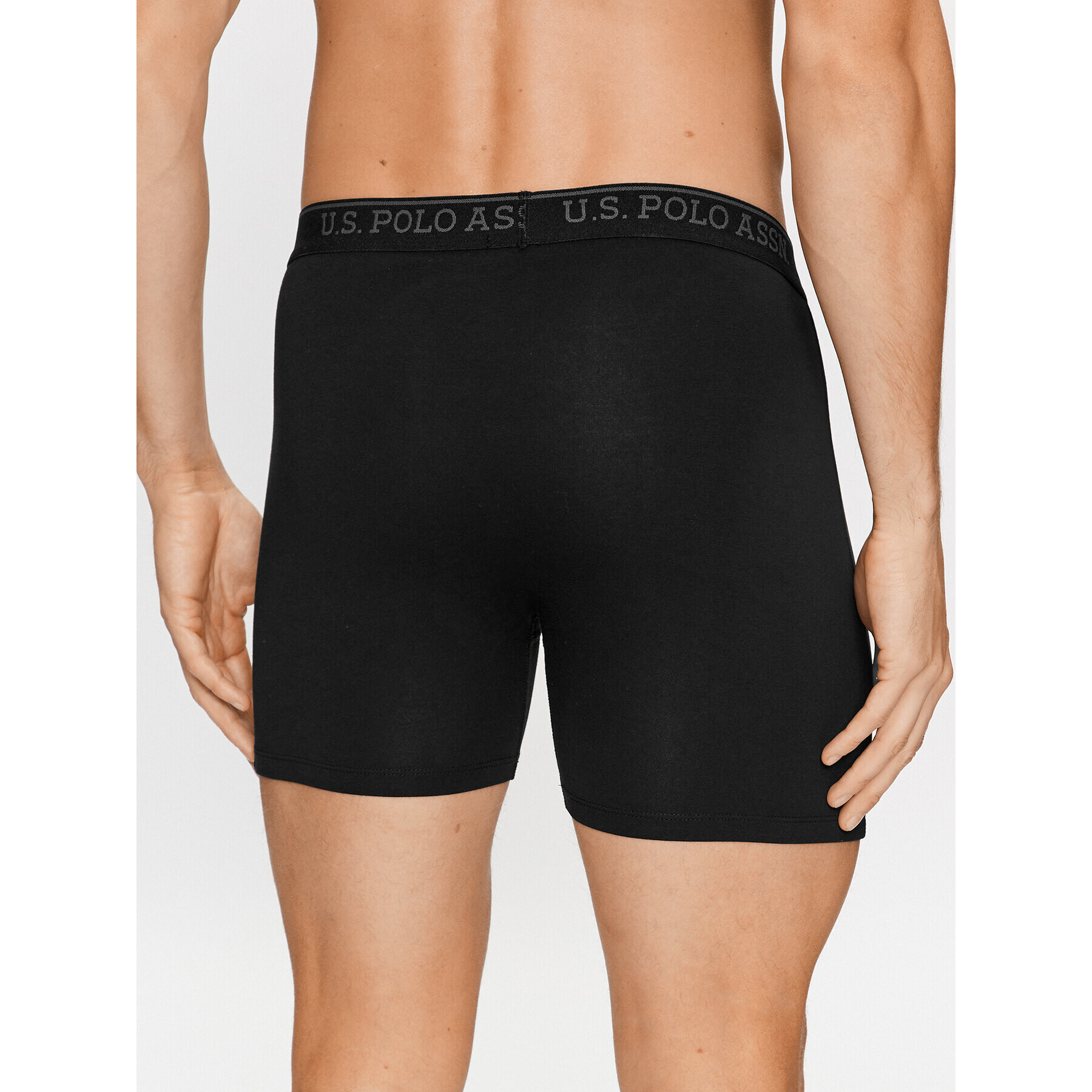 U.S. Polo Assn. Комплект 3 чифта боксерки 80454 Черен - Pepit.bg